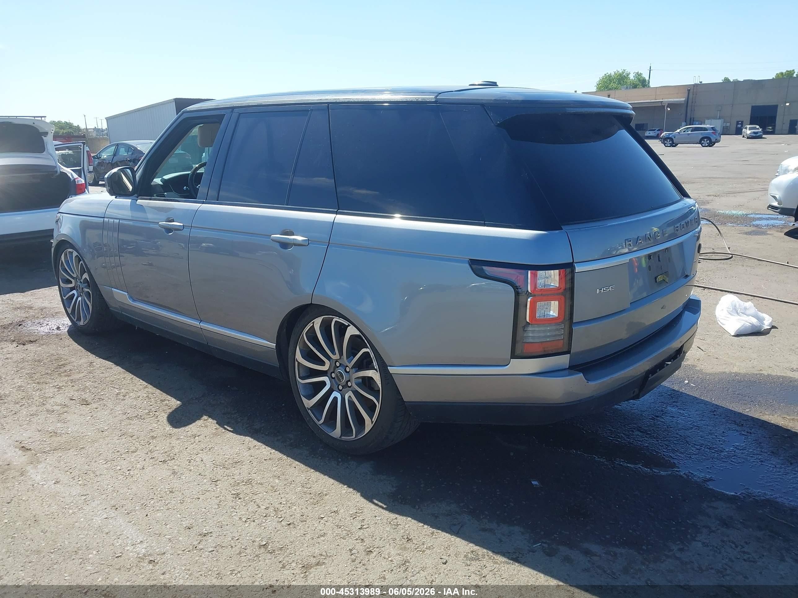 2013 Land Rover Range Rover Hse Silver vin: SALGS2DF8DA117529