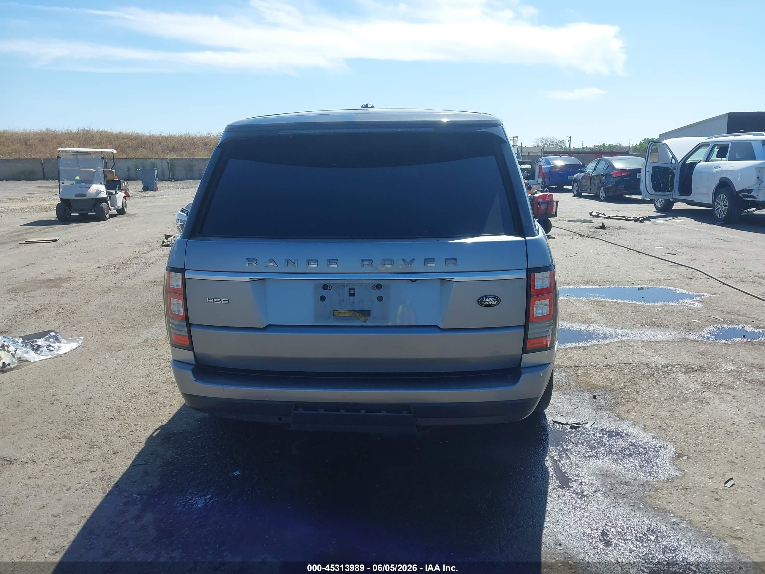 2013 Land Rover Range Rover Hse Silver vin: SALGS2DF8DA117529
