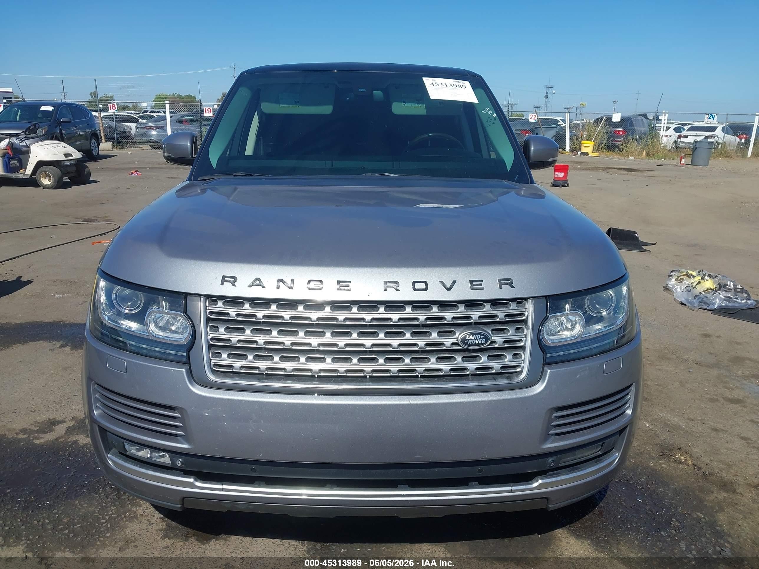 2013 Land Rover Range Rover Hse Silver vin: SALGS2DF8DA117529