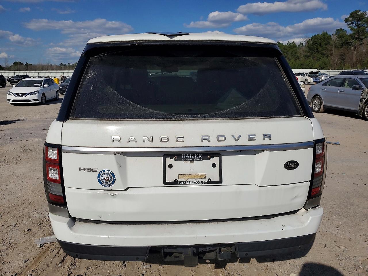 2013 Land Rover Range Rover Hse White vin: SALGS2DF9DA100965