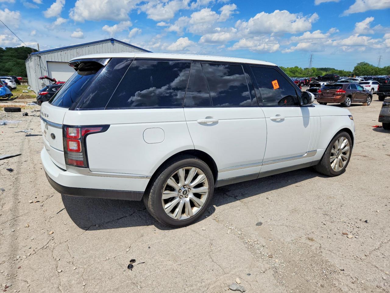2013 Land Rover Range Rover Supercharged White vin: SALGS2EF2DA104838