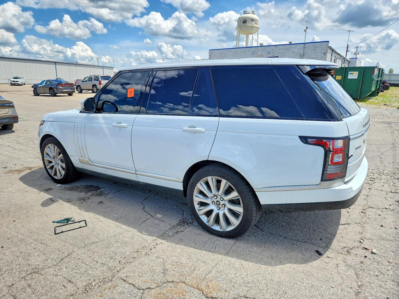2013 Land Rover Range Rover Supercharged White vin: SALGS2EF2DA104838