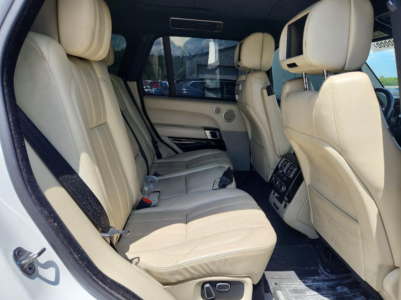 2013 Land Rover Range Rover Supercharged White vin: SALGS2EF2DA104838