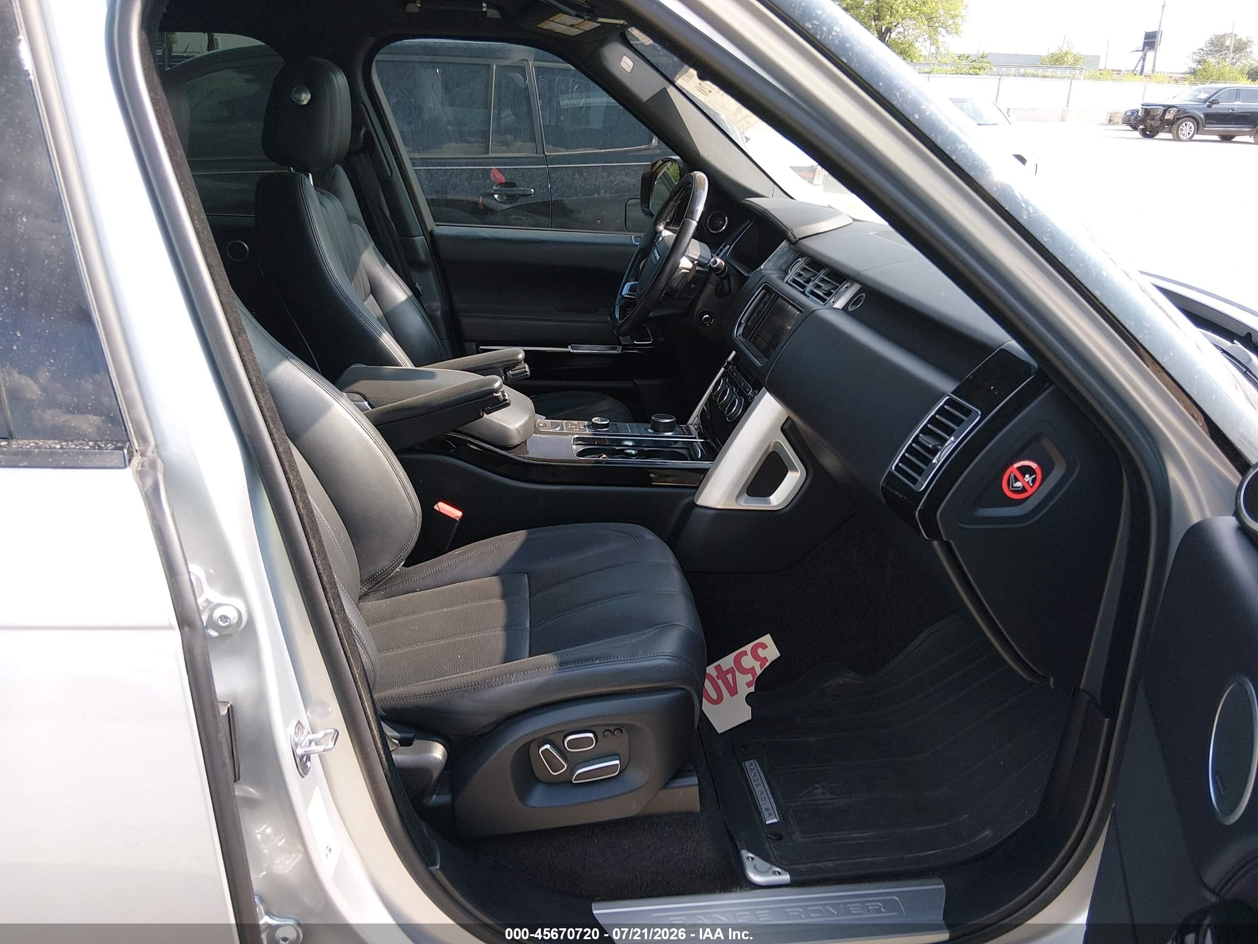 2013 Land Rover Range Rover Supercharged Silver vin: SALGS2EF3DA114441