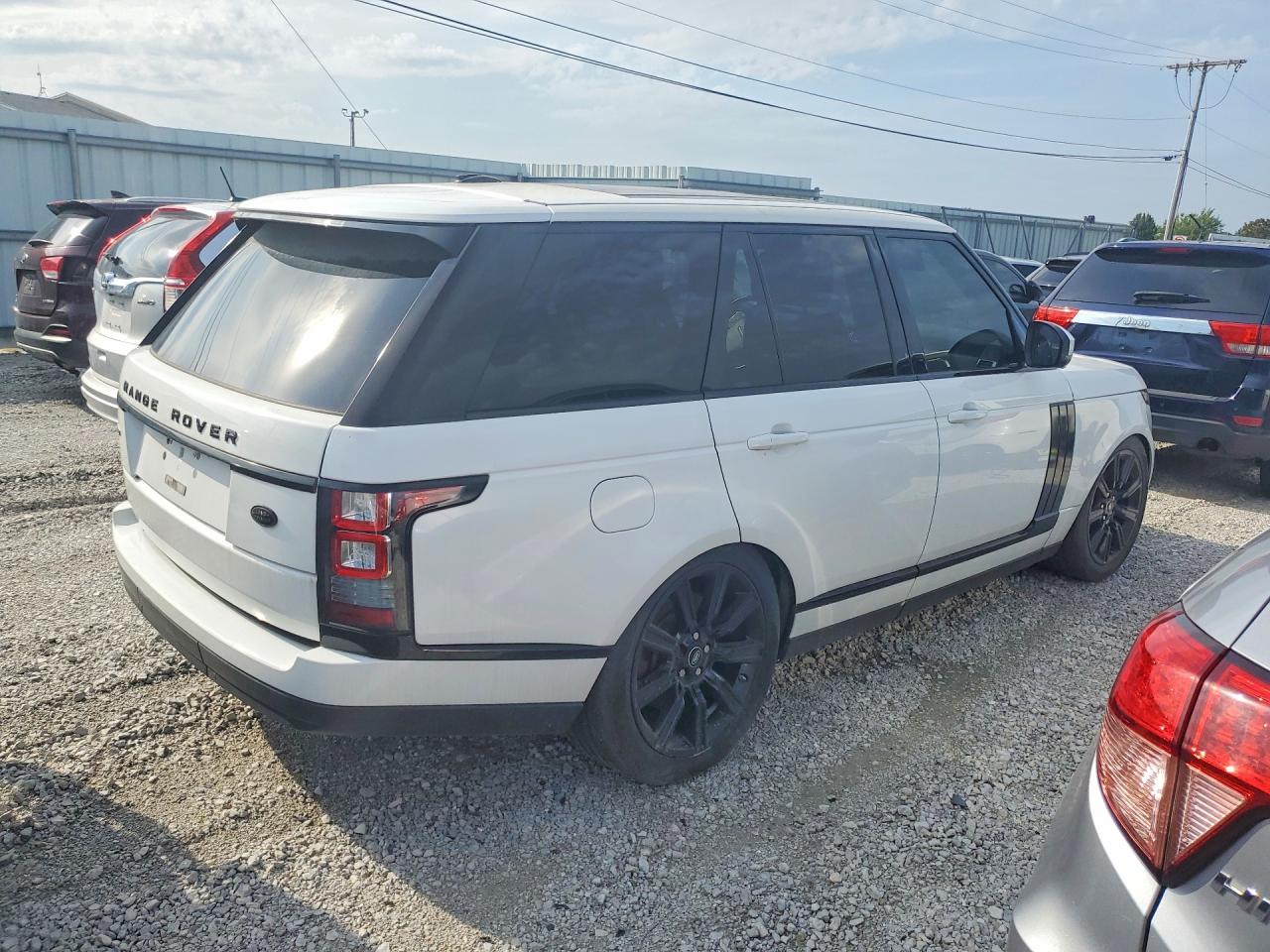 2013 Land Rover Range Rover Supercharged White vin: SALGS2EF3DA120417