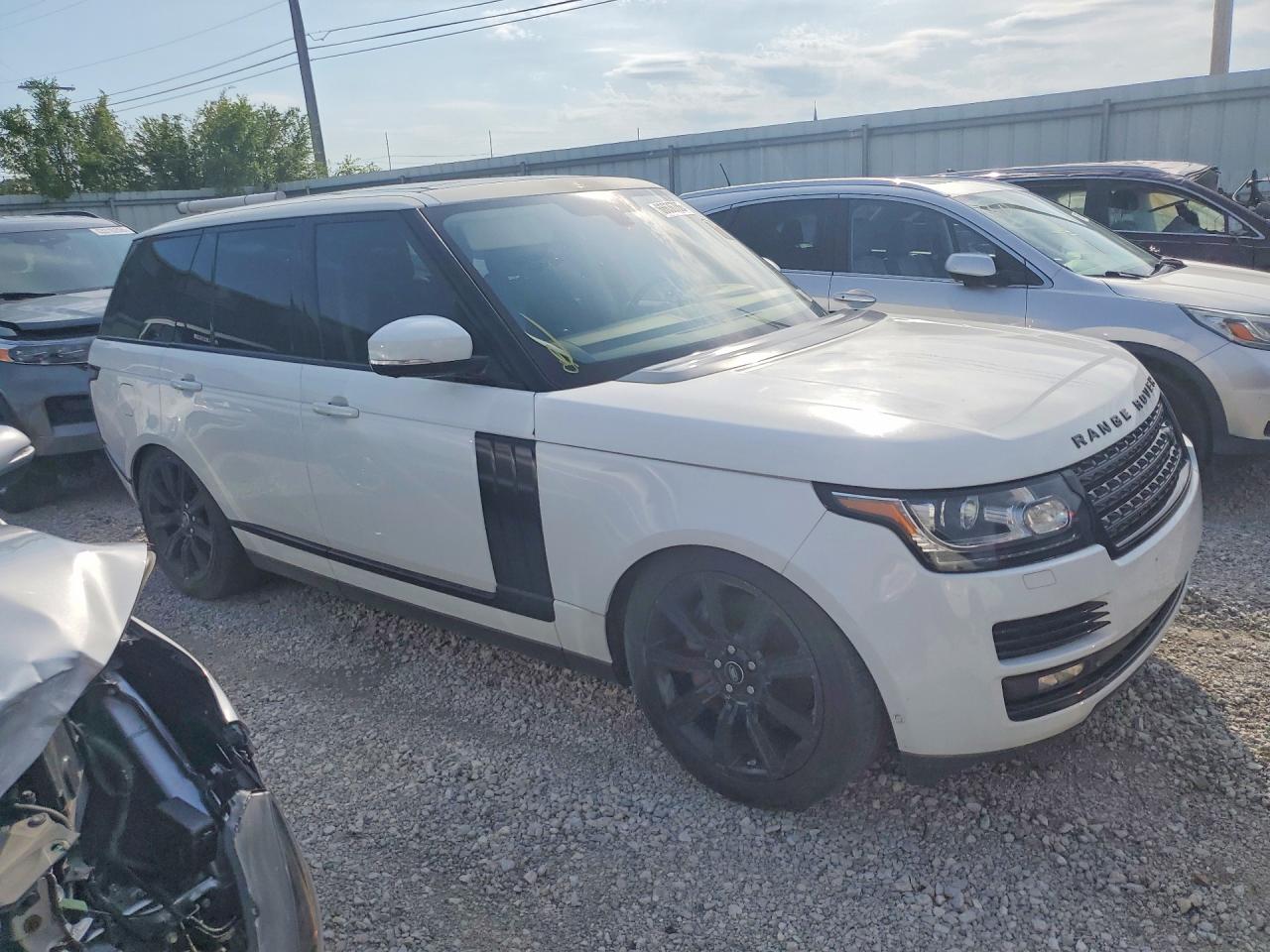 2013 Land Rover Range Rover Supercharged White vin: SALGS2EF3DA120417