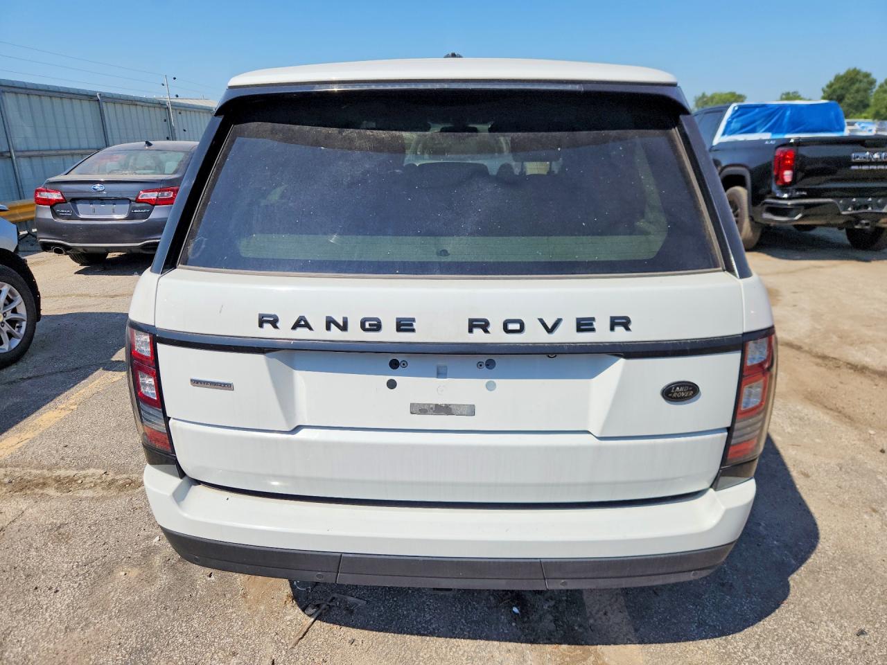 2013 Land Rover Range Rover Supercharged White vin: SALGS2EF3DA120417