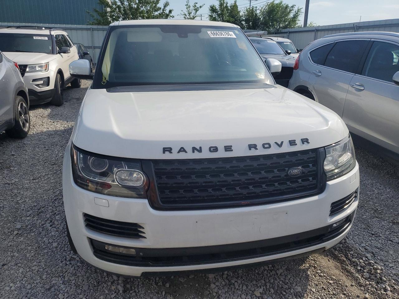 2013 Land Rover Range Rover Supercharged White vin: SALGS2EF3DA120417