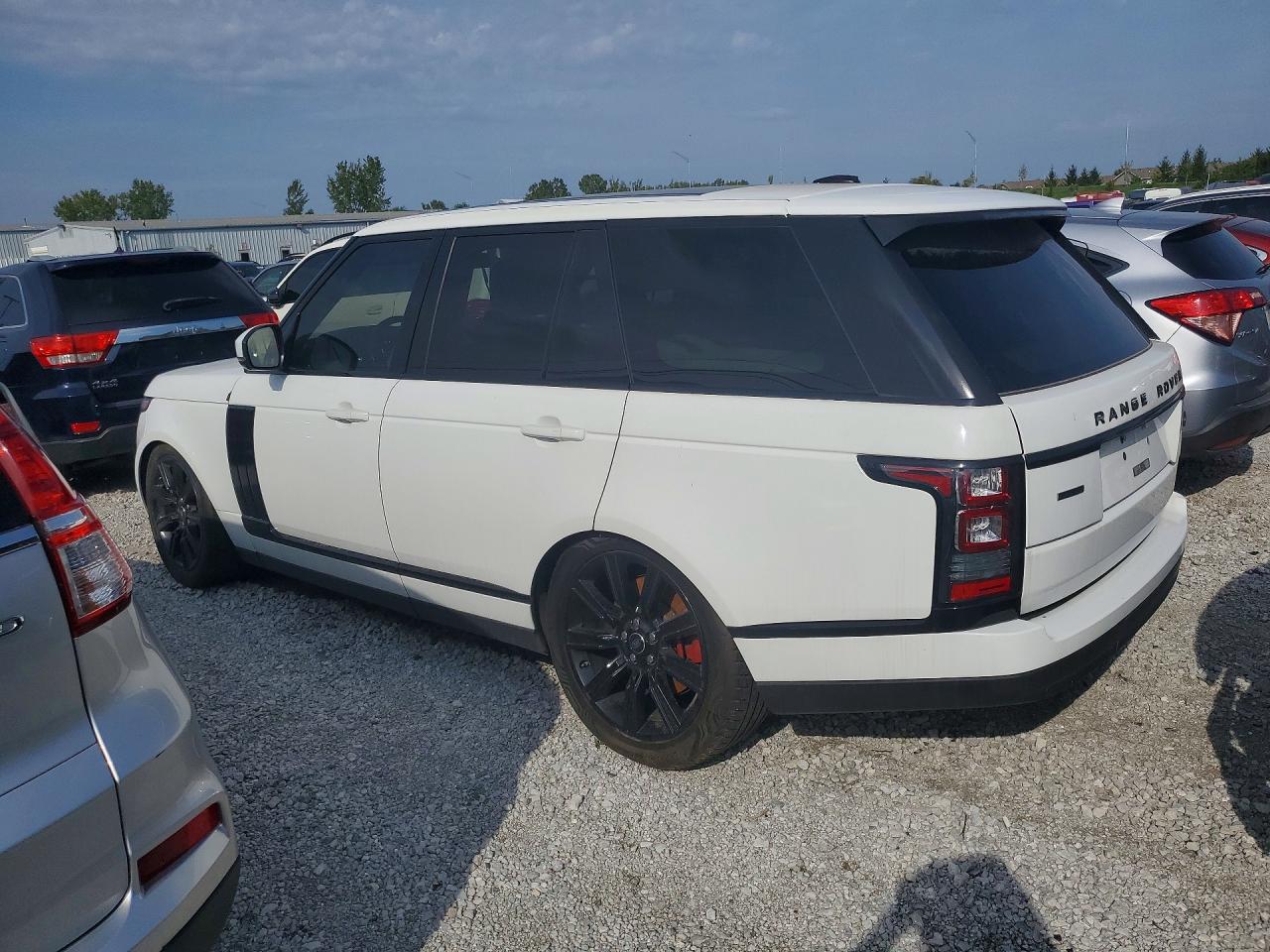 2013 Land Rover Range Rover Supercharged White vin: SALGS2EF3DA120417