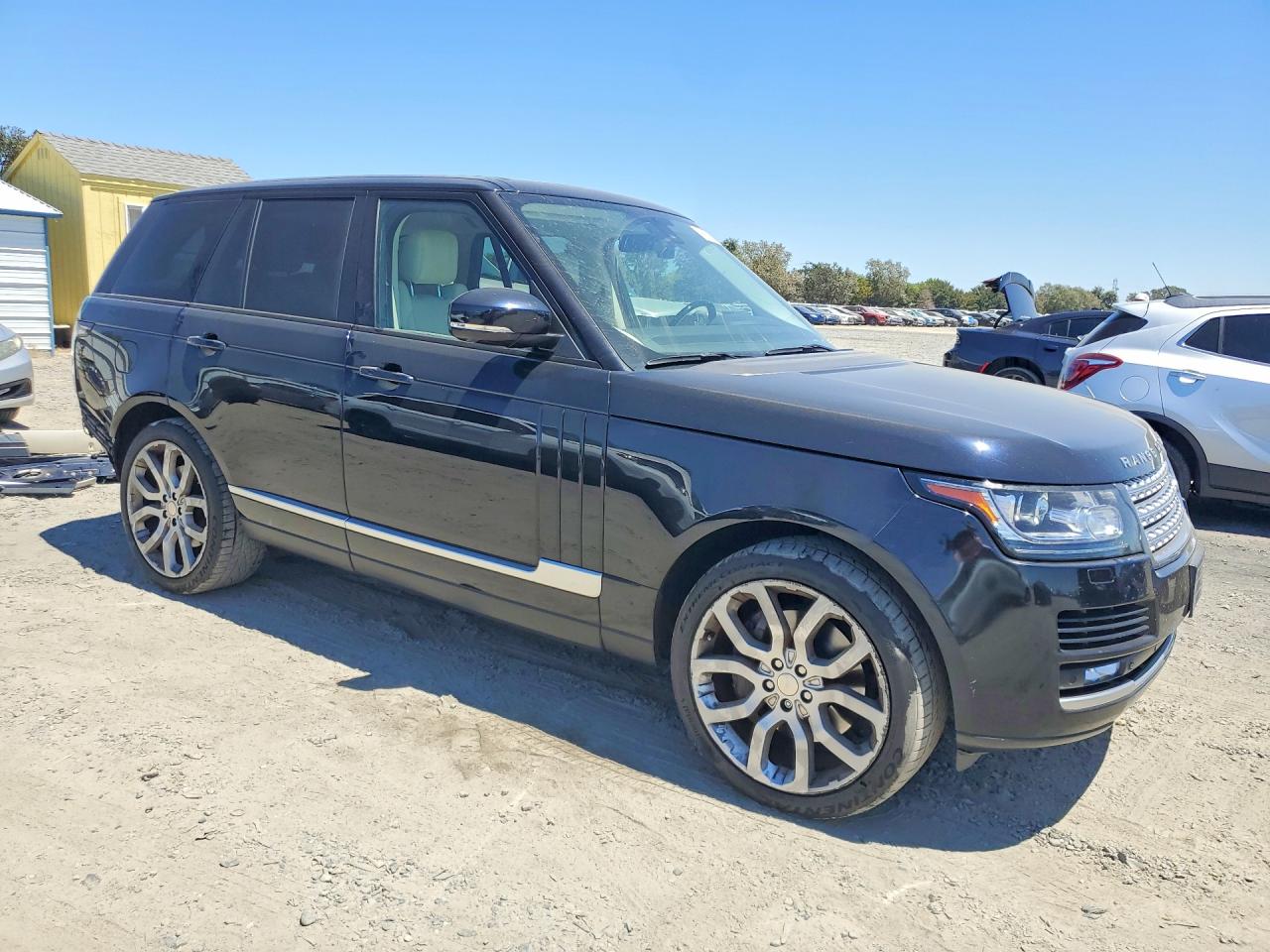 2014 Land Rover Range Rover Supercharged Black vin: SALGS2EF3EA149241