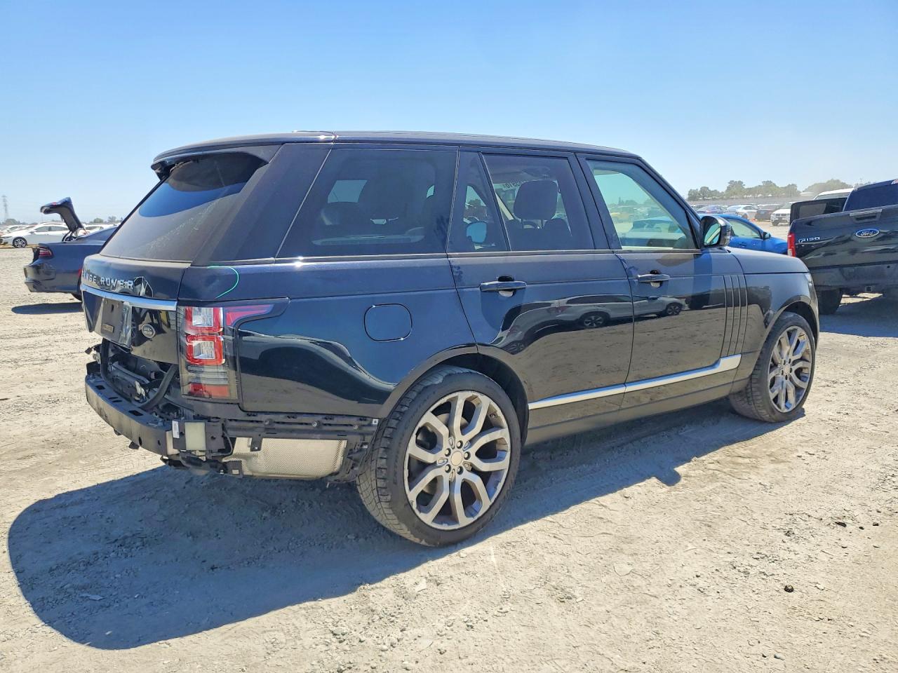 2014 Land Rover Range Rover Supercharged Black vin: SALGS2EF3EA149241