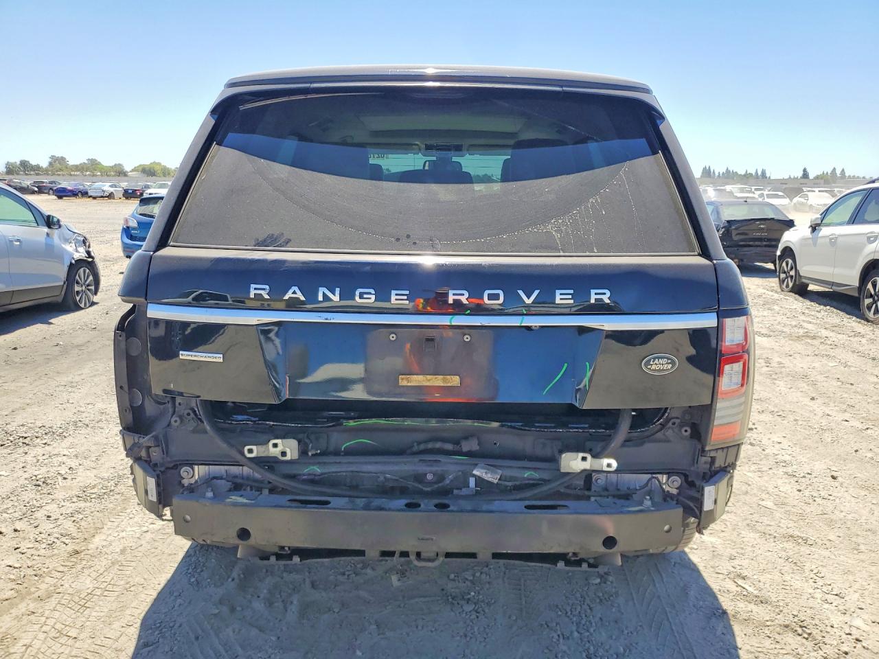 2014 Land Rover Range Rover Supercharged Black vin: SALGS2EF3EA149241