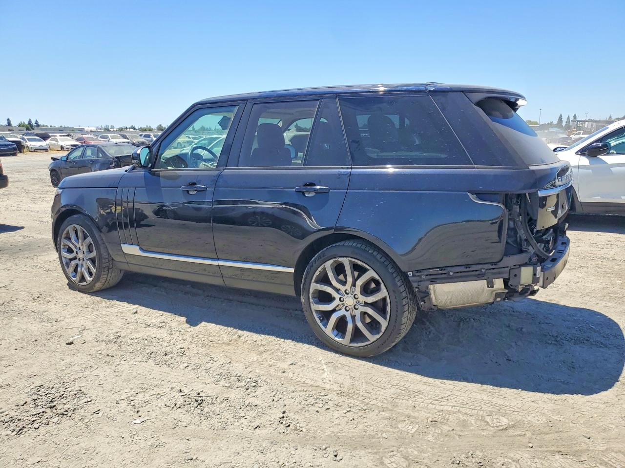 2014 Land Rover Range Rover Supercharged Black vin: SALGS2EF3EA149241