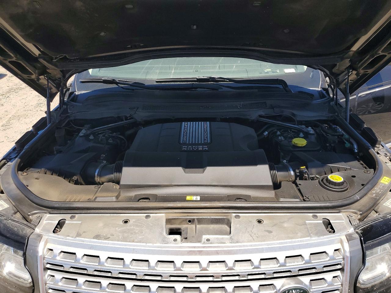 2014 Land Rover Range Rover Supercharged Black vin: SALGS2EF3EA149241