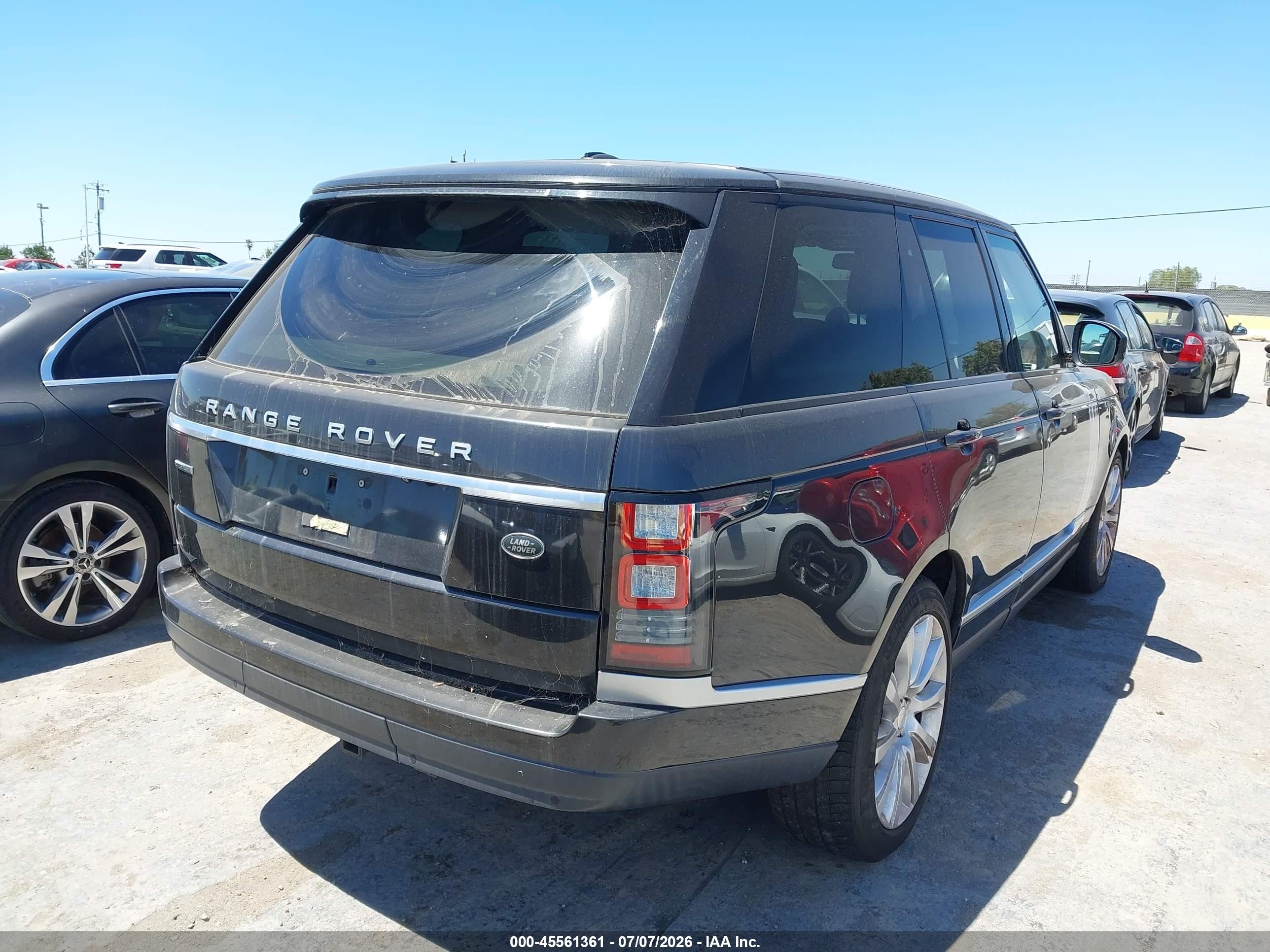 2014 Land Rover Range Rover 5.0l V8 Supercharged/5.0l V8 Supercharged Ebony Edition Gray vin: SALGS2EF4EA142847