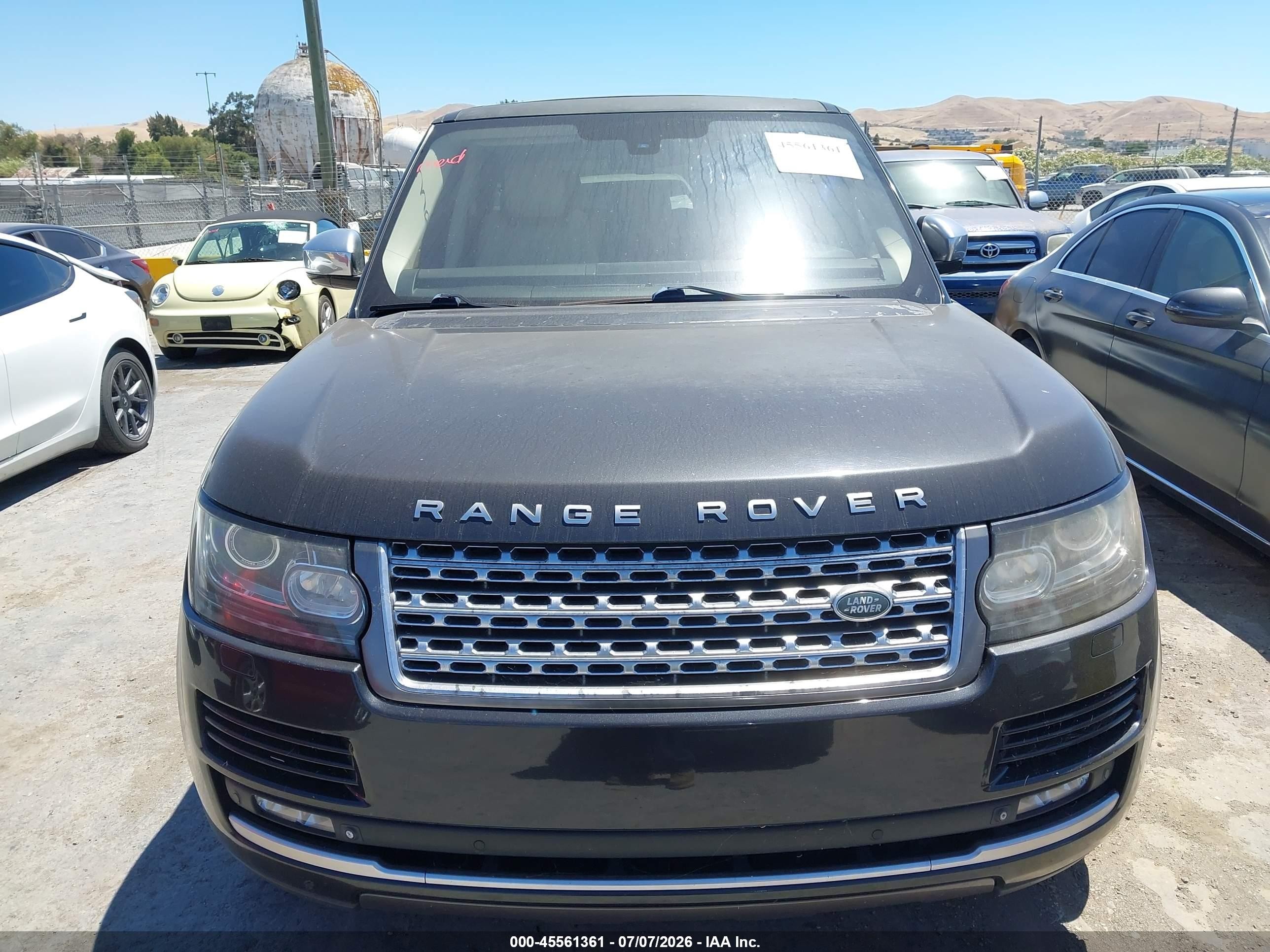 2014 Land Rover Range Rover 5.0l V8 Supercharged/5.0l V8 Supercharged Ebony Edition Gray vin: SALGS2EF4EA142847