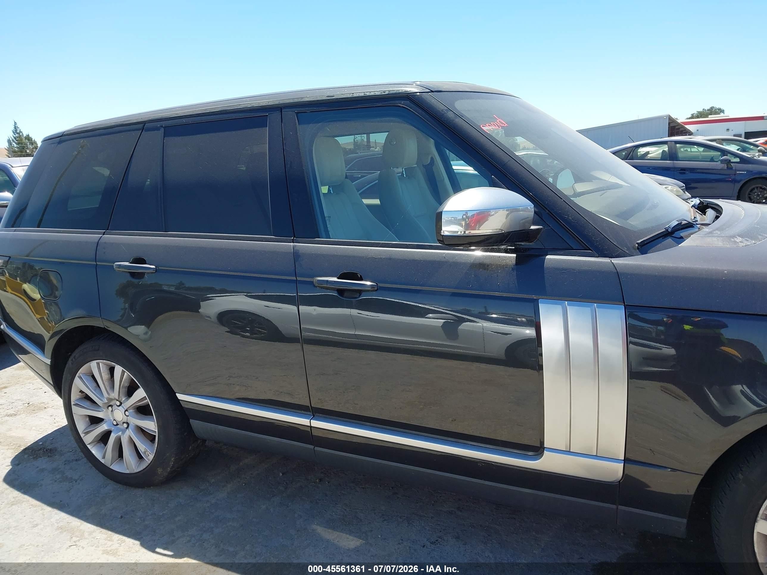 2014 Land Rover Range Rover 5.0l V8 Supercharged/5.0l V8 Supercharged Ebony Edition Gray vin: SALGS2EF4EA142847