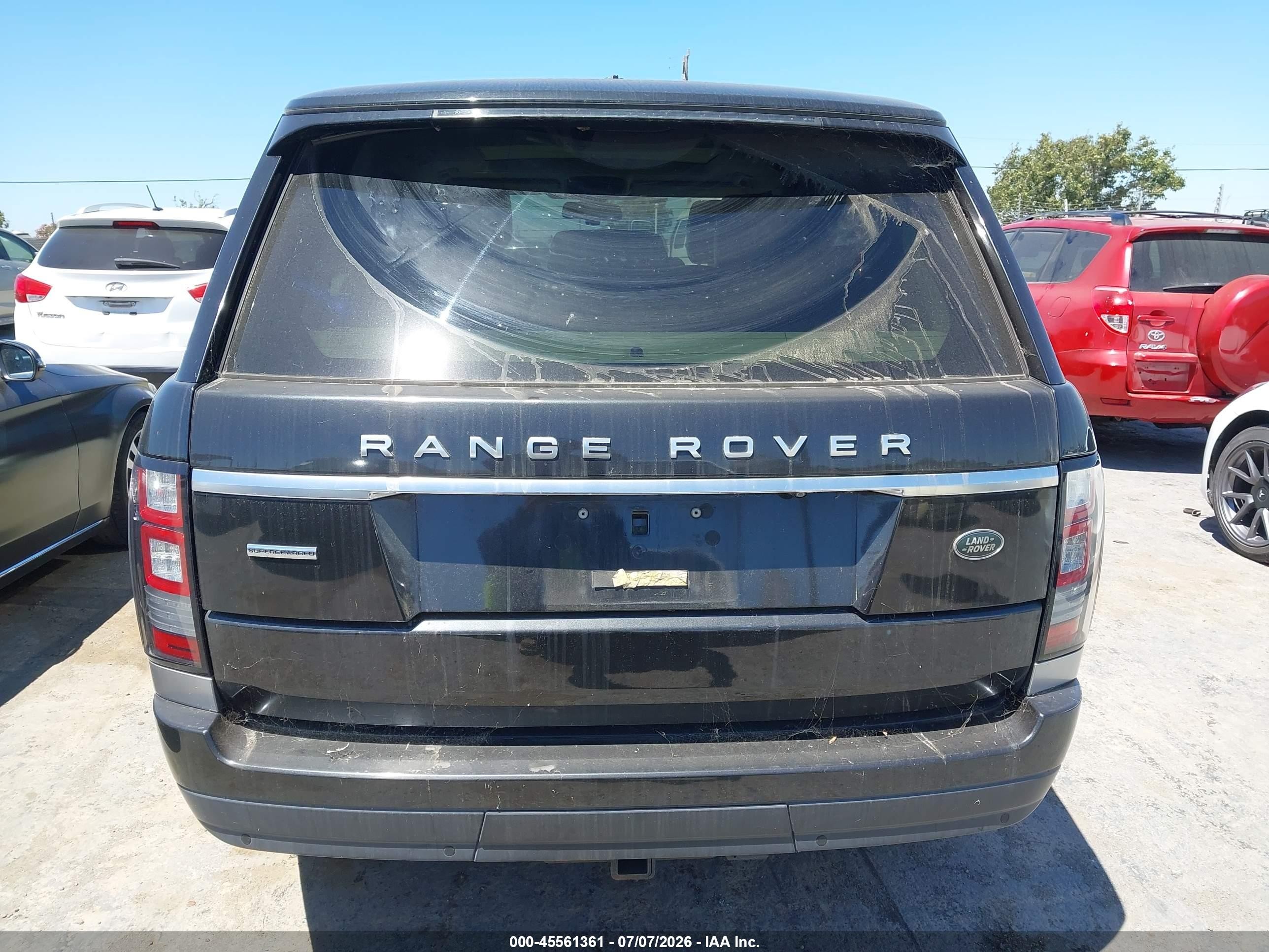 2014 Land Rover Range Rover 5.0l V8 Supercharged/5.0l V8 Supercharged Ebony Edition Gray vin: SALGS2EF4EA142847