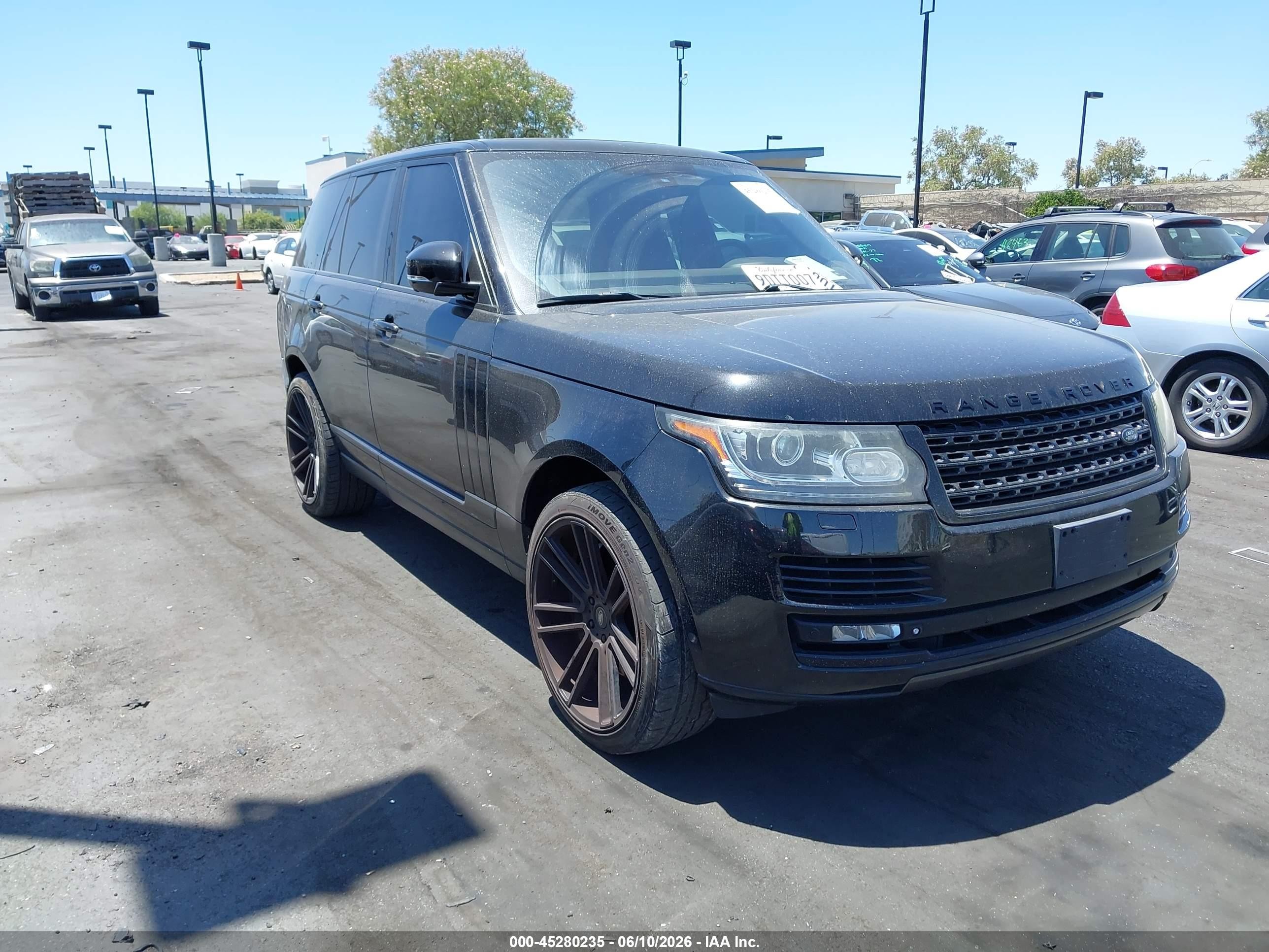 2014 Land Rover Range Rover 5.0l V8 Supercharged/5.0l V8 Supercharged Ebony Edition Black vin: SALGS2EF5EA143361