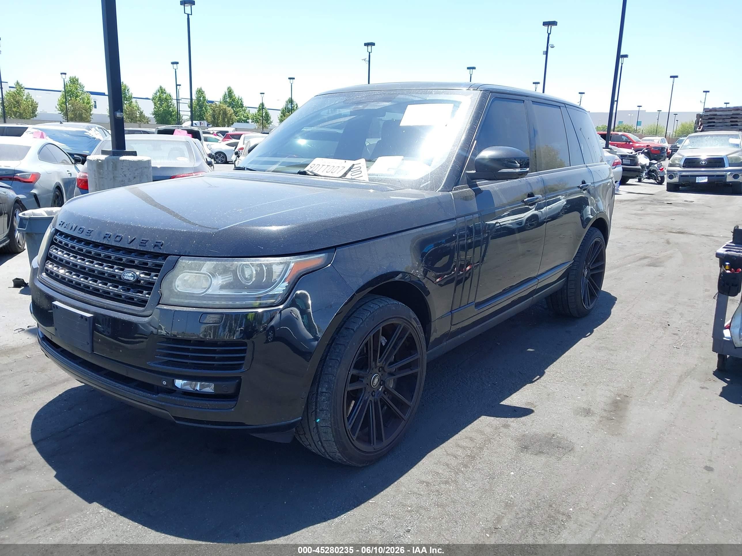 2014 Land Rover Range Rover 5.0l V8 Supercharged/5.0l V8 Supercharged Ebony Edition Black vin: SALGS2EF5EA143361