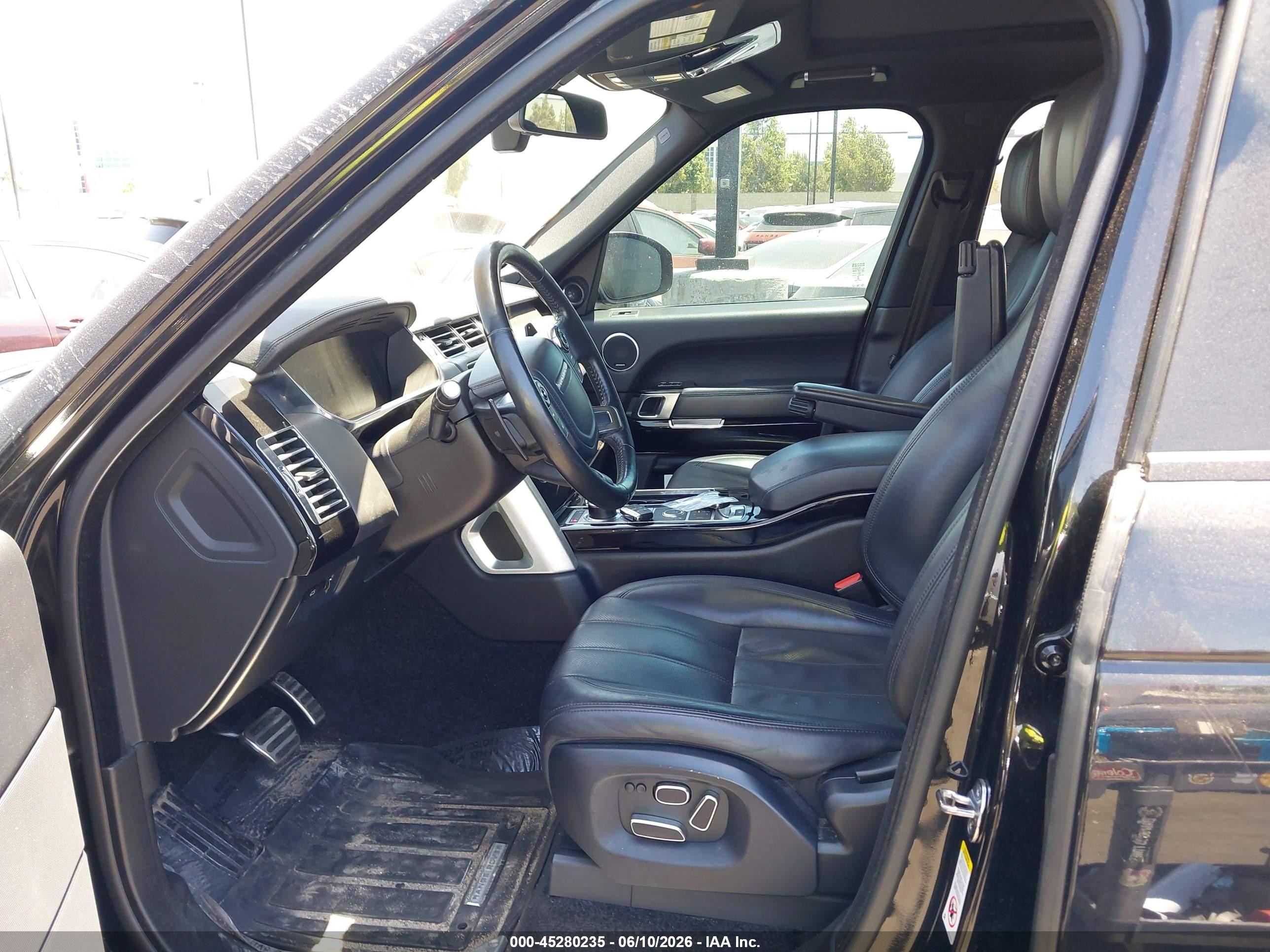 2014 Land Rover Range Rover 5.0l V8 Supercharged/5.0l V8 Supercharged Ebony Edition Black vin: SALGS2EF5EA143361