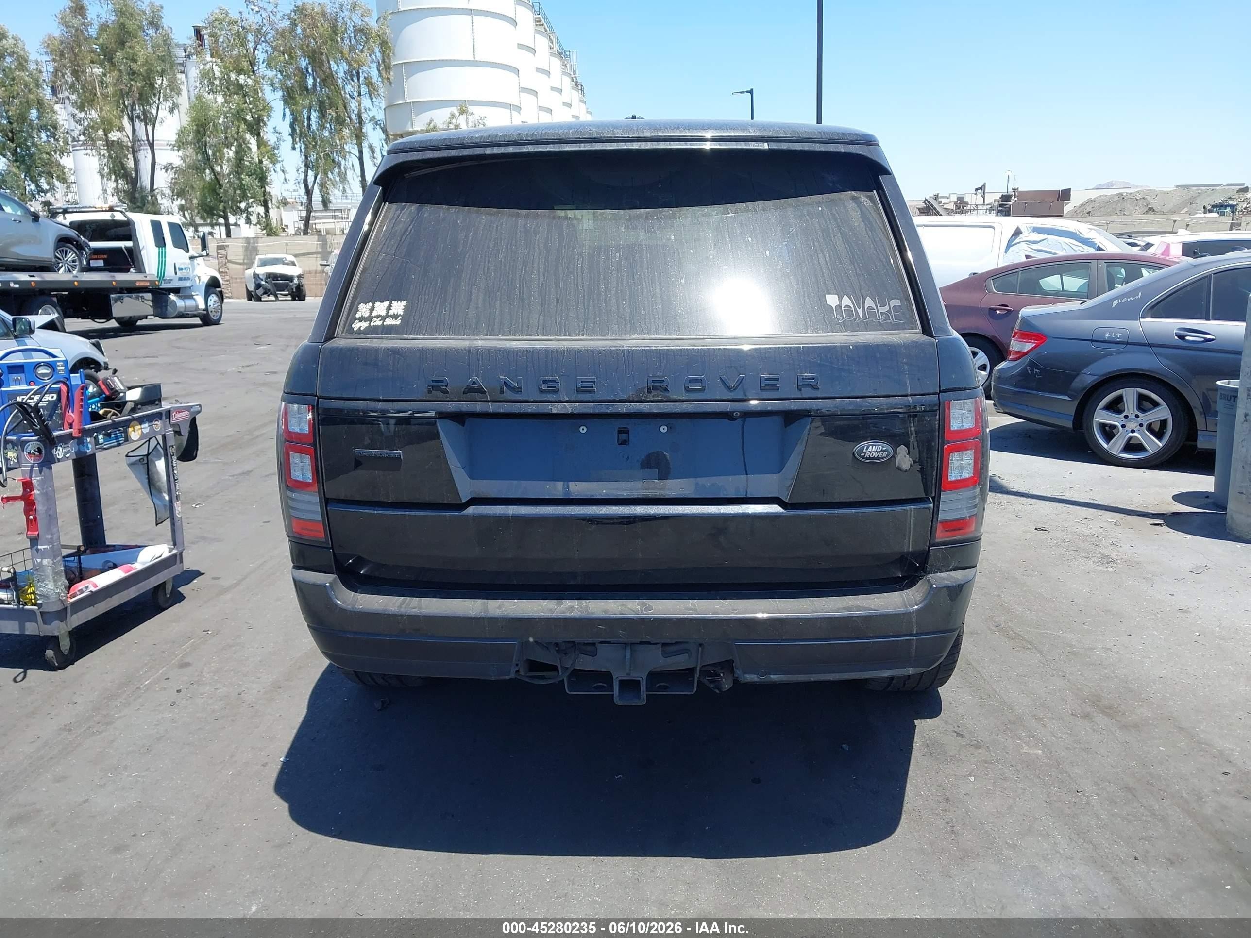 2014 Land Rover Range Rover 5.0l V8 Supercharged/5.0l V8 Supercharged Ebony Edition Black vin: SALGS2EF5EA143361