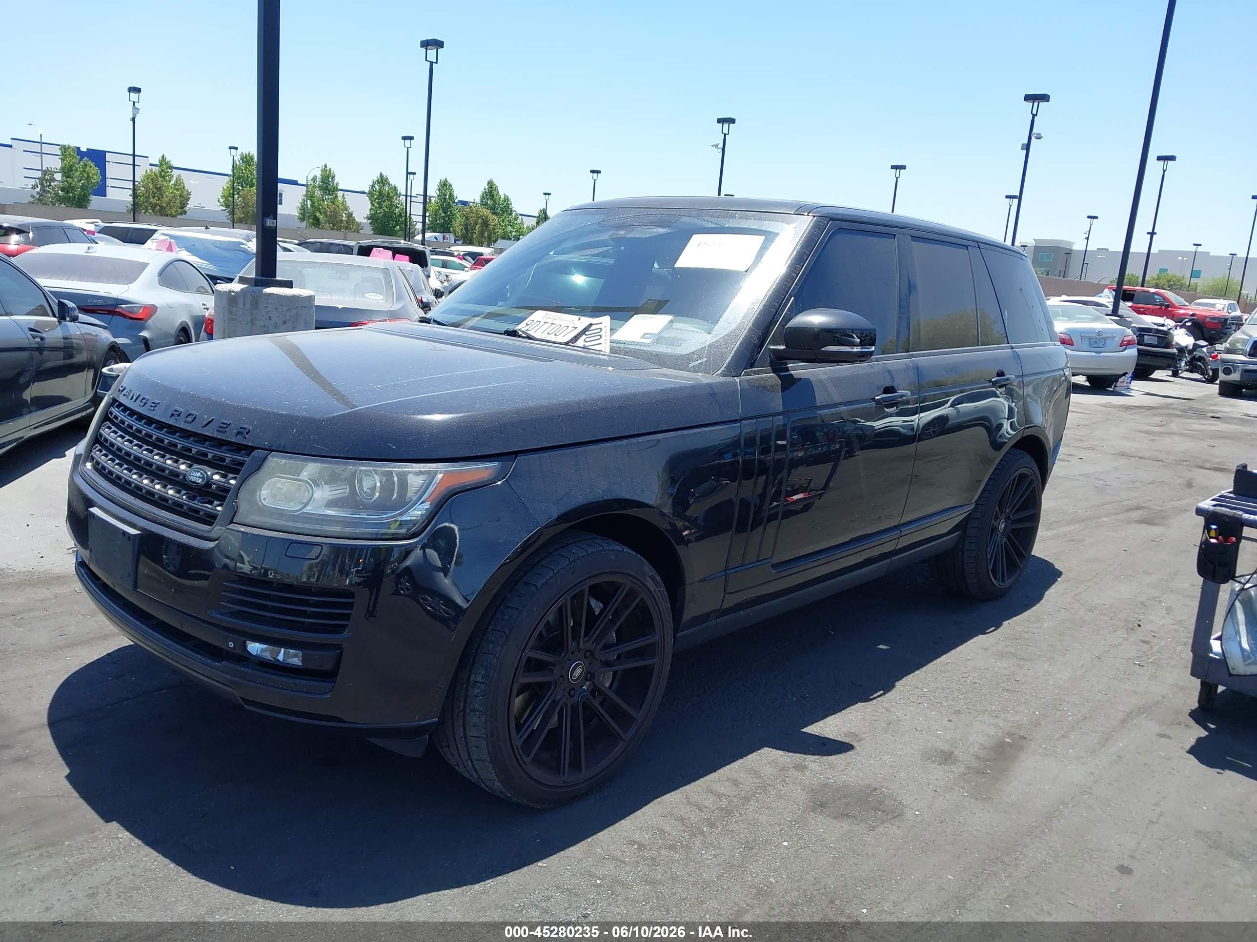 2014 Land Rover Range Rover 5.0l V8 Supercharged/5.0l V8 Supercharged Ebony Edition Black vin: SALGS2EF5EA143361