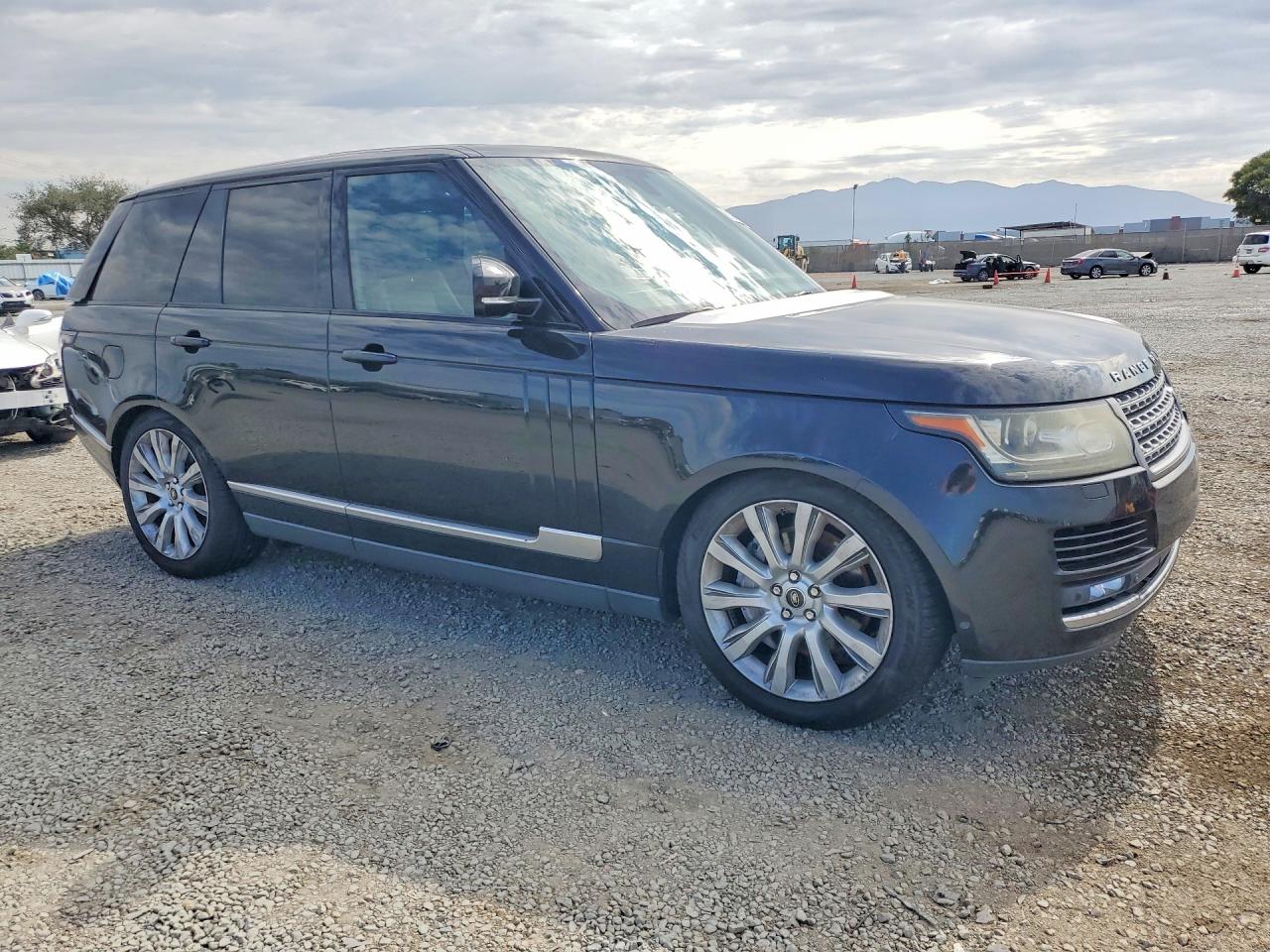 2014 Land Rover Range Rover Supercharged Black vin: SALGS2EF6EA133387