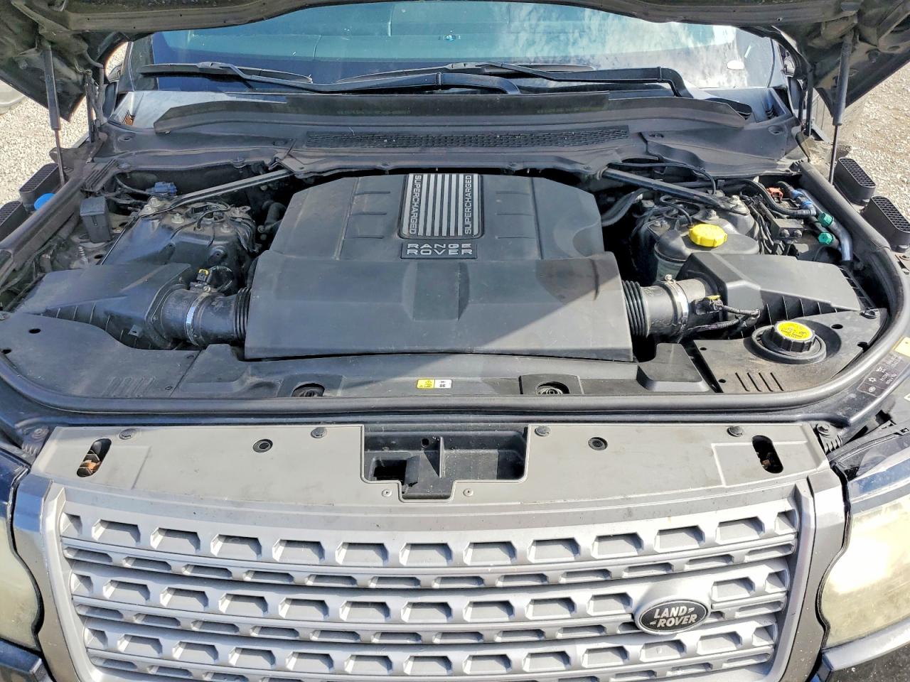 2014 Land Rover Range Rover Supercharged Black vin: SALGS2EF6EA133387