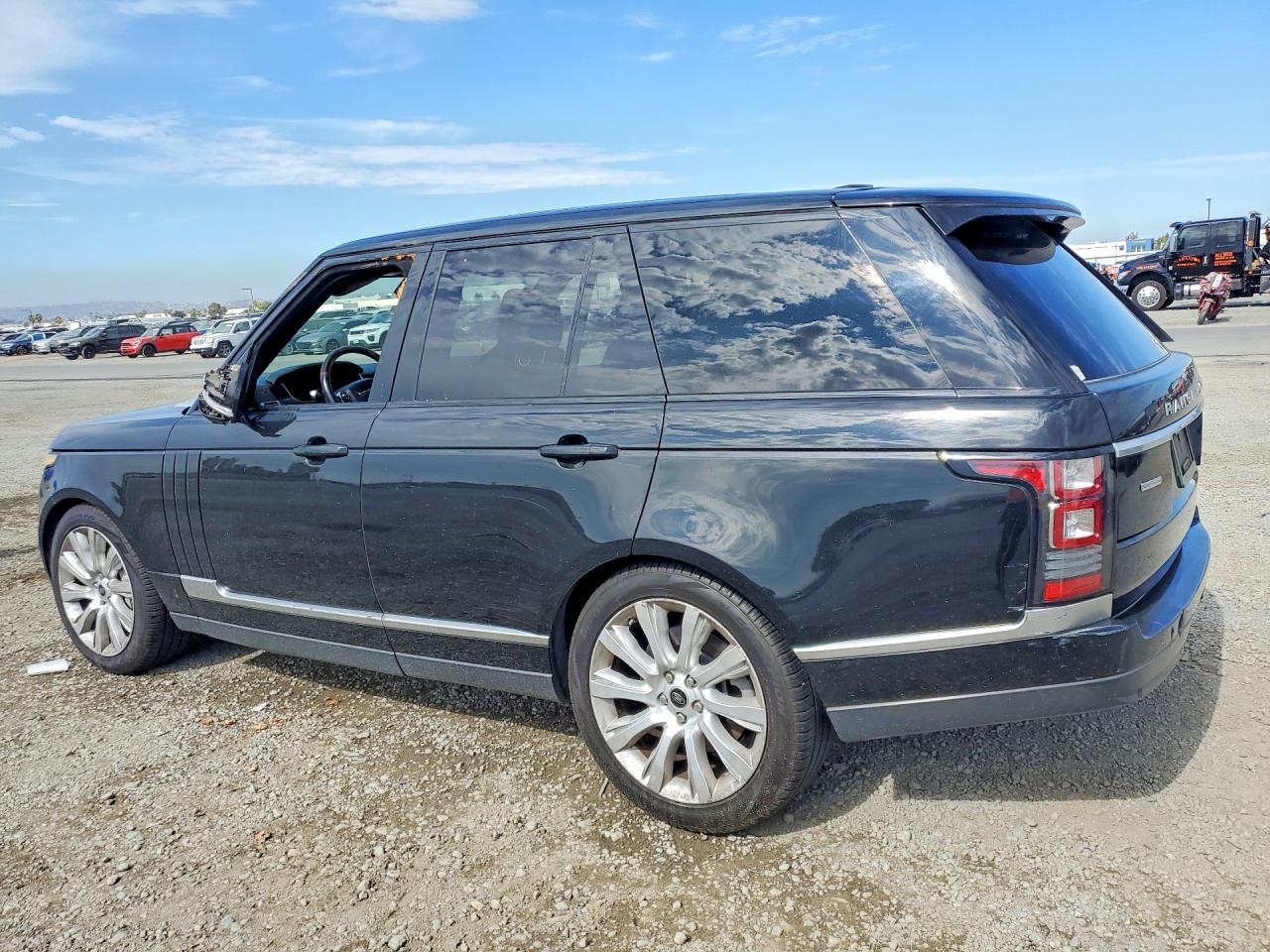 2014 Land Rover Range Rover Supercharged Black vin: SALGS2EF6EA133387