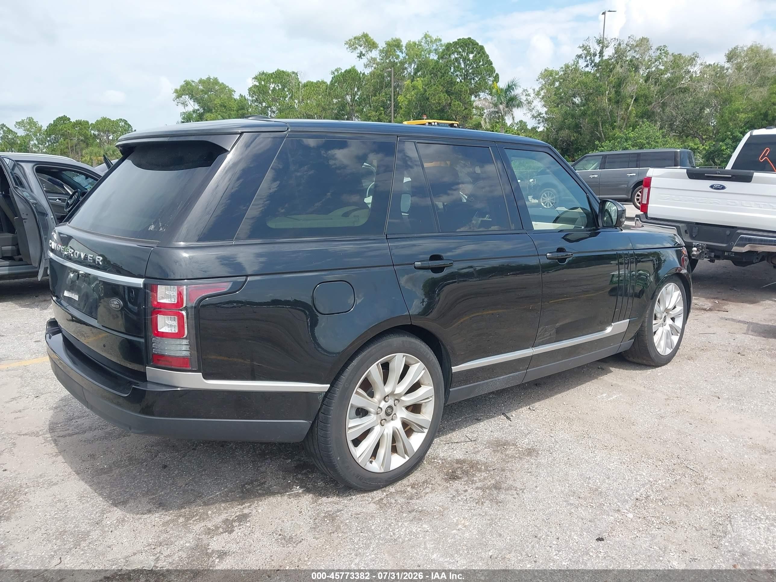 2013 Land Rover Range Rover Supercharged Черный vin: SALGS2EF7DA100882