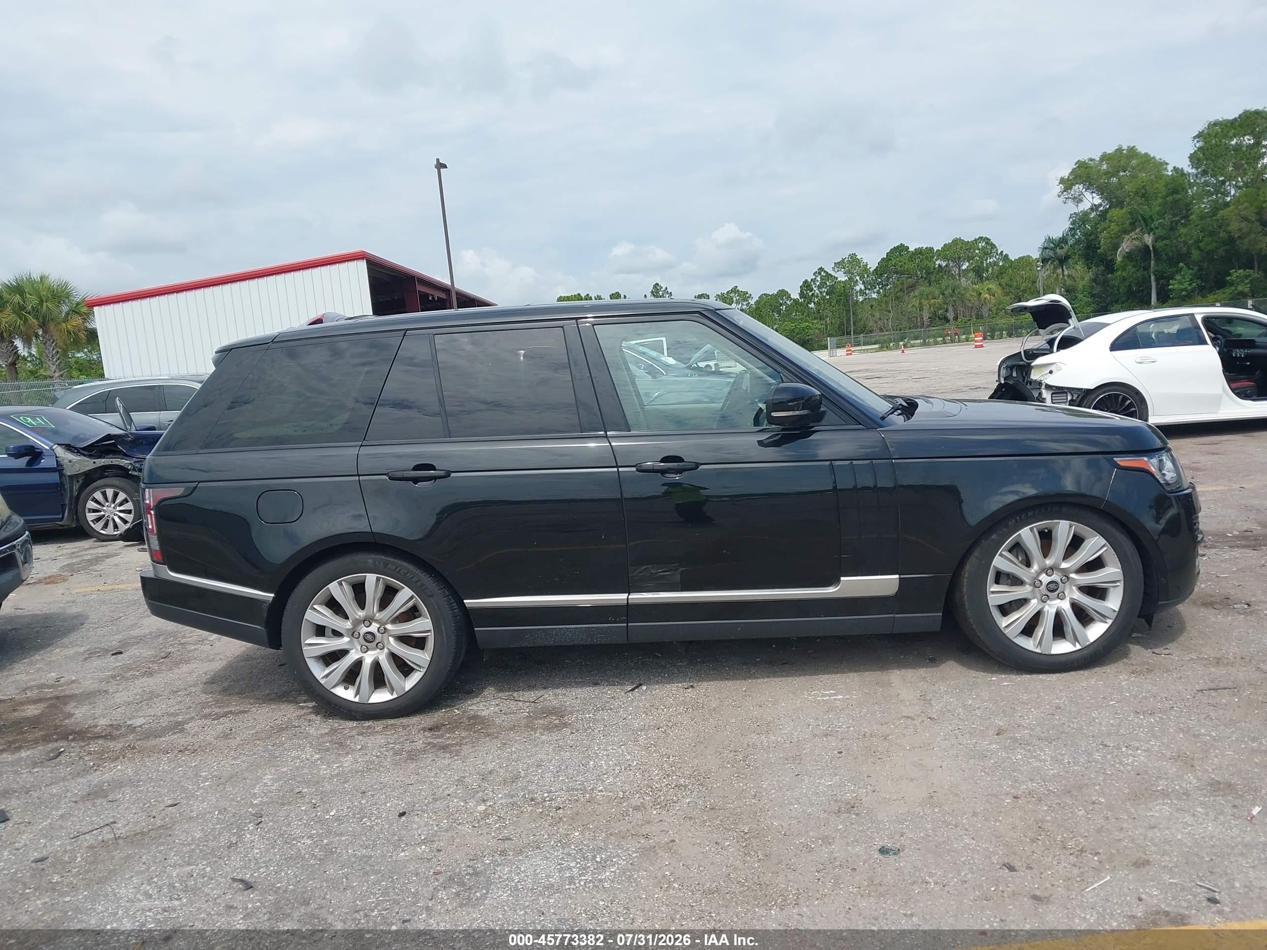 2013 Land Rover Range Rover Supercharged Черный vin: SALGS2EF7DA100882
