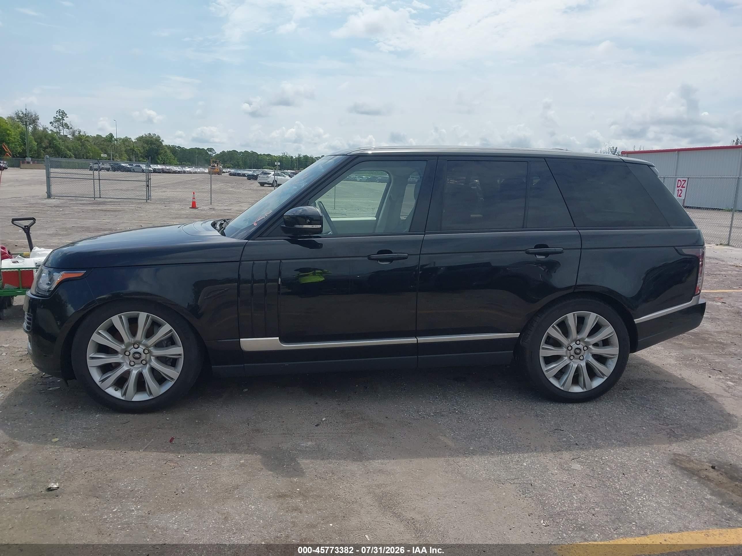 2013 Land Rover Range Rover Supercharged Черный vin: SALGS2EF7DA100882