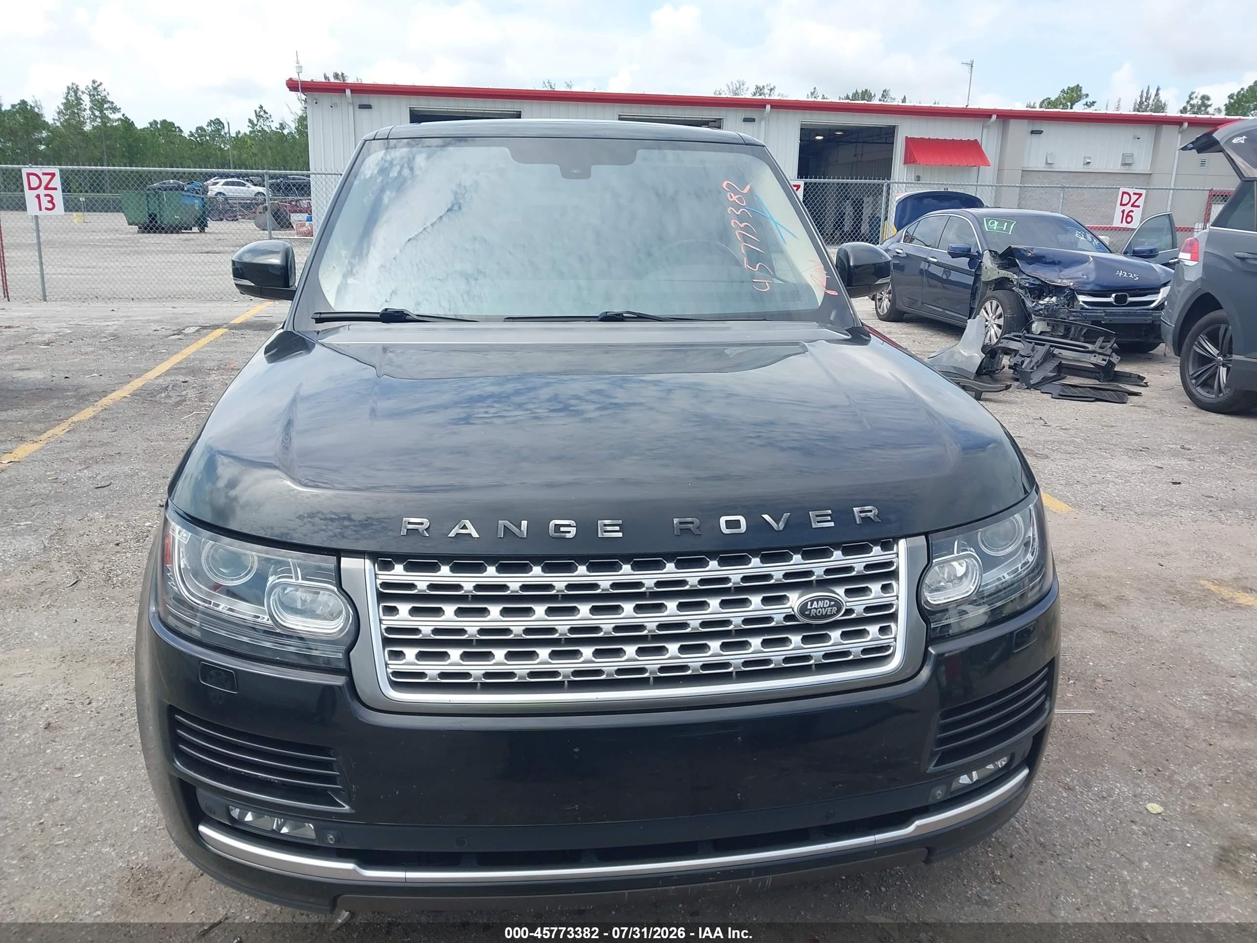 2013 Land Rover Range Rover Supercharged Черный vin: SALGS2EF7DA100882