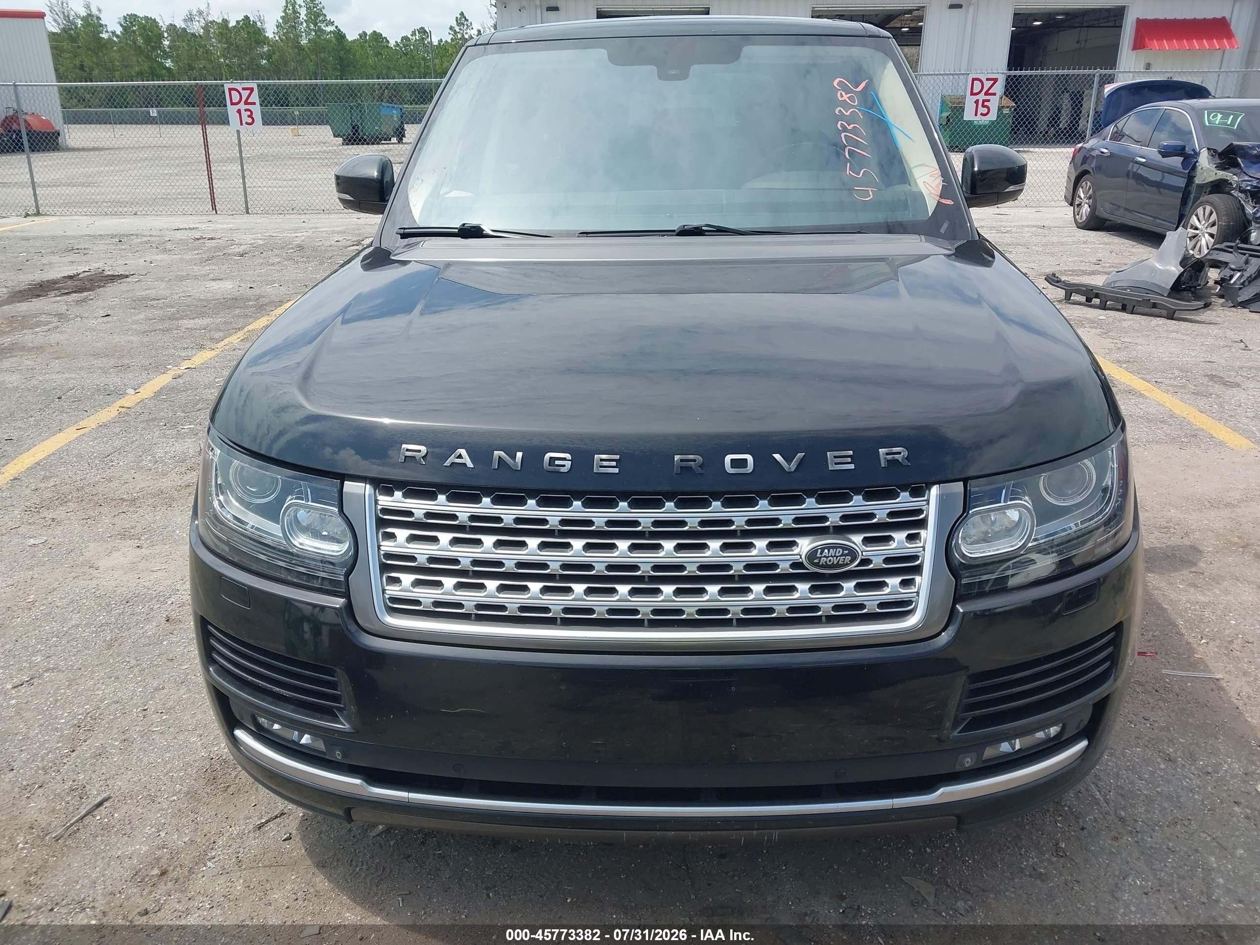 2013 Land Rover Range Rover Supercharged Черный vin: SALGS2EF7DA100882
