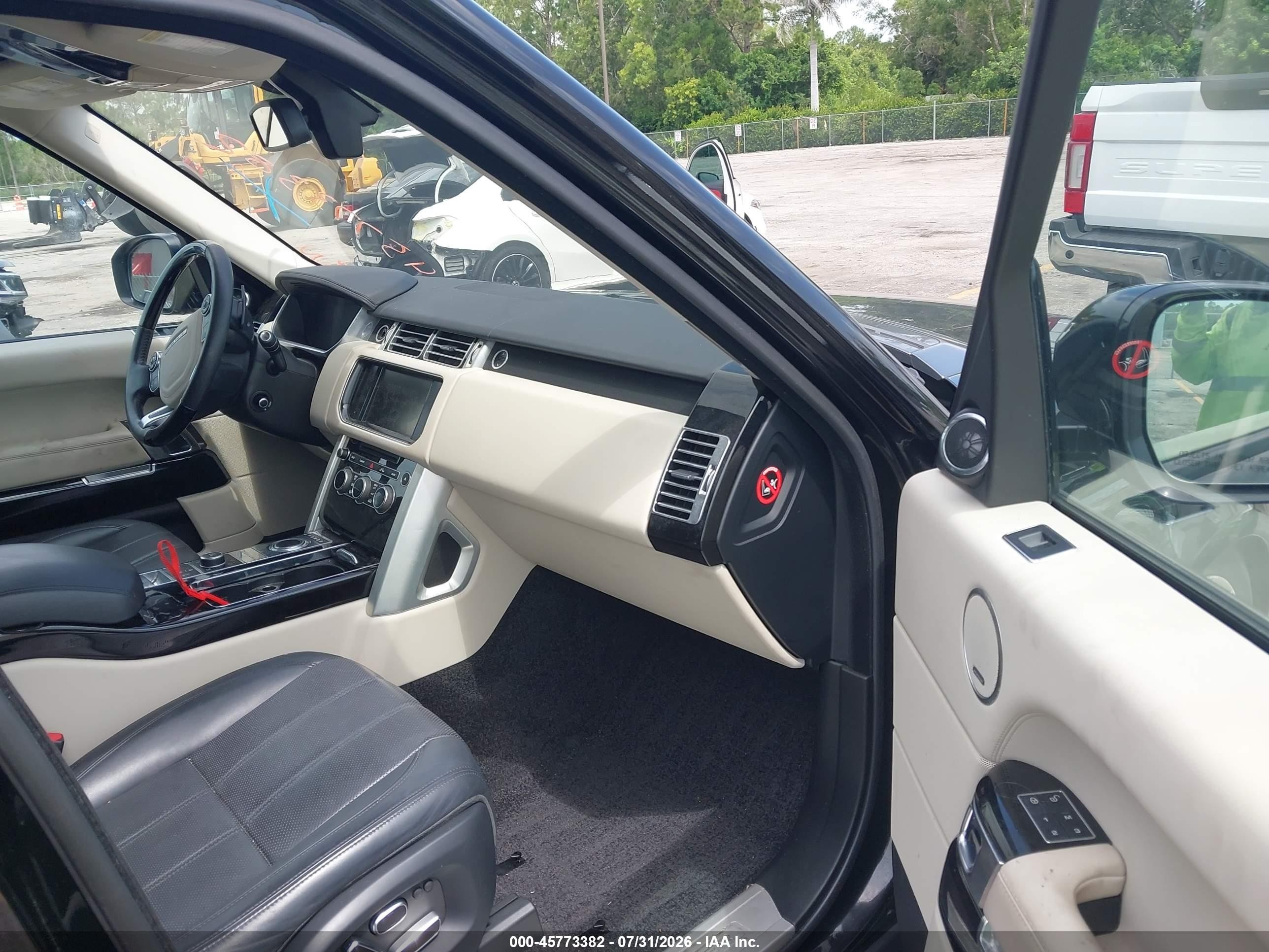 2013 Land Rover Range Rover Supercharged Черный vin: SALGS2EF7DA100882