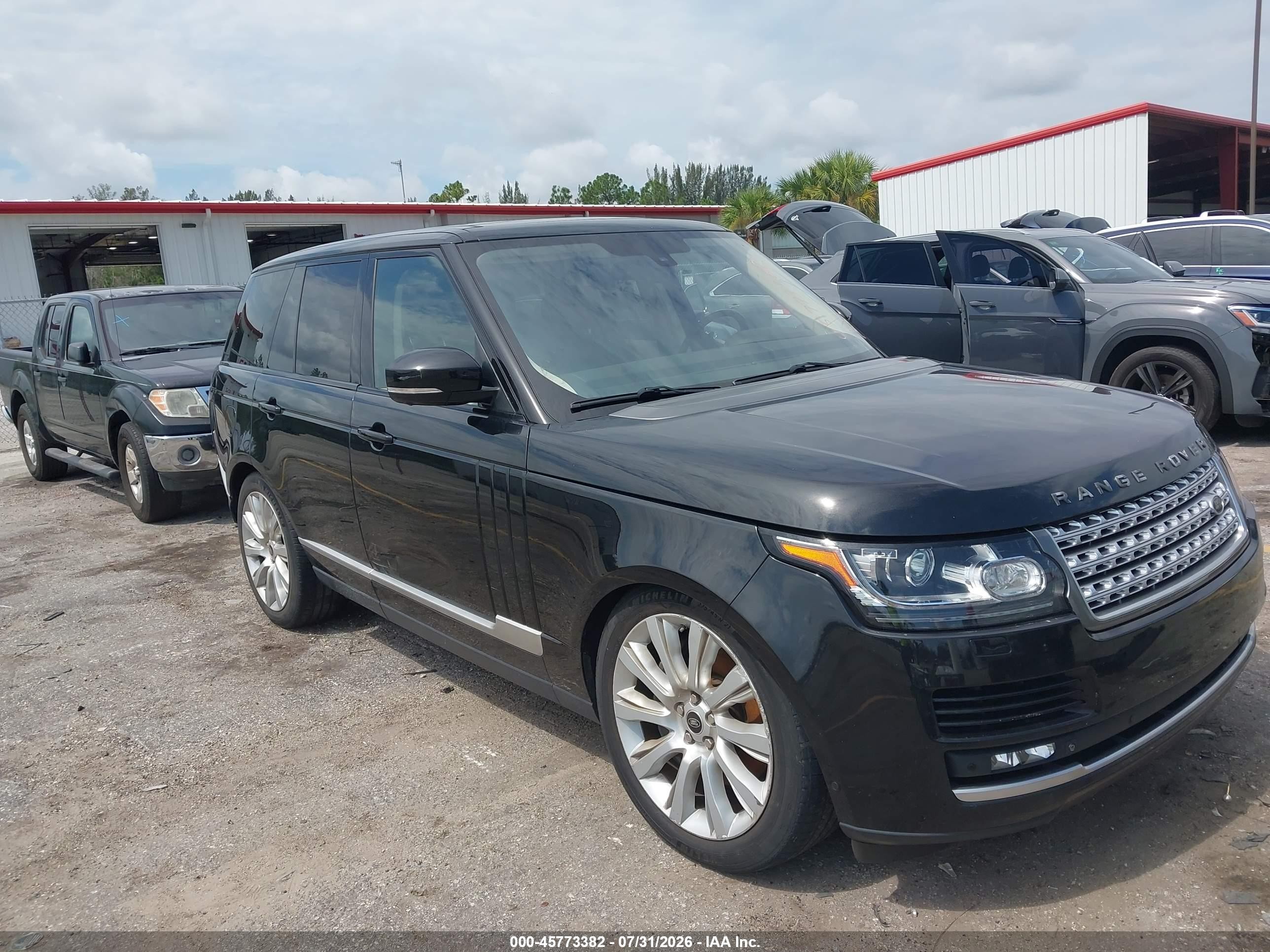 2013 Land Rover Range Rover Supercharged Черный vin: SALGS2EF7DA100882