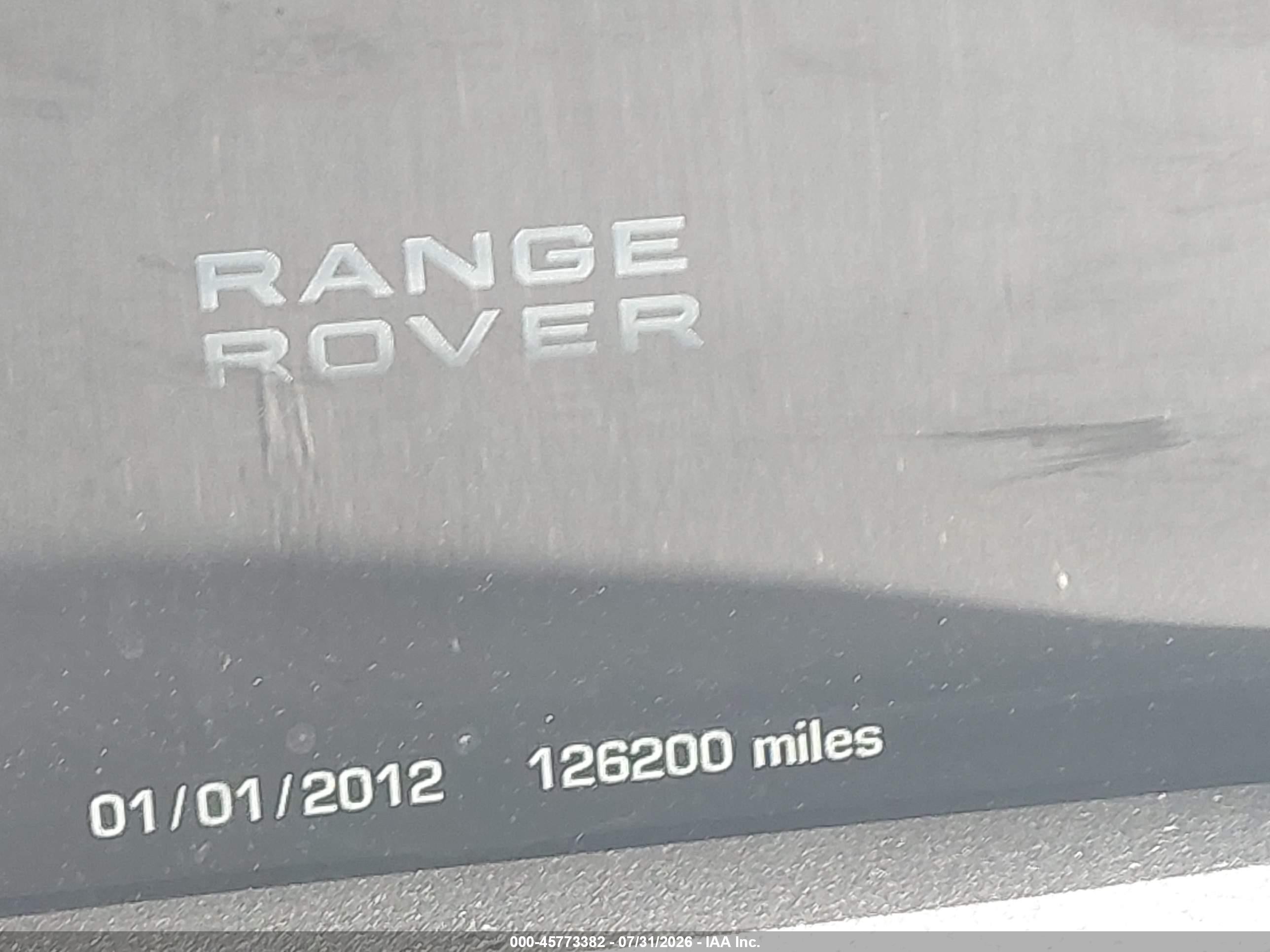 2013 Land Rover Range Rover Supercharged Черный vin: SALGS2EF7DA100882