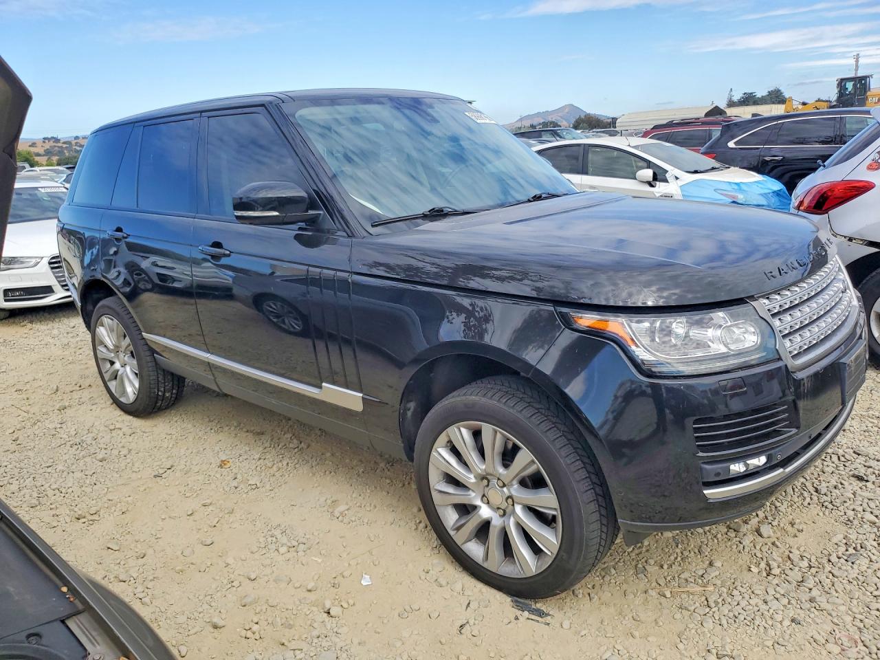 2014 Land Rover Range Rover Supercharged Black vin: SALGS2EF7EA135049