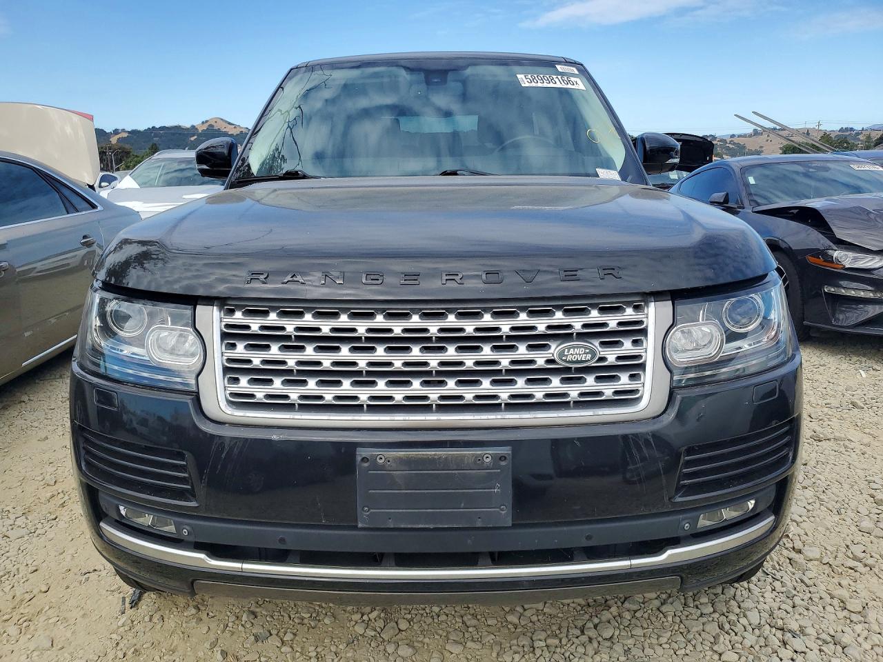 2014 Land Rover Range Rover Supercharged Black vin: SALGS2EF7EA135049