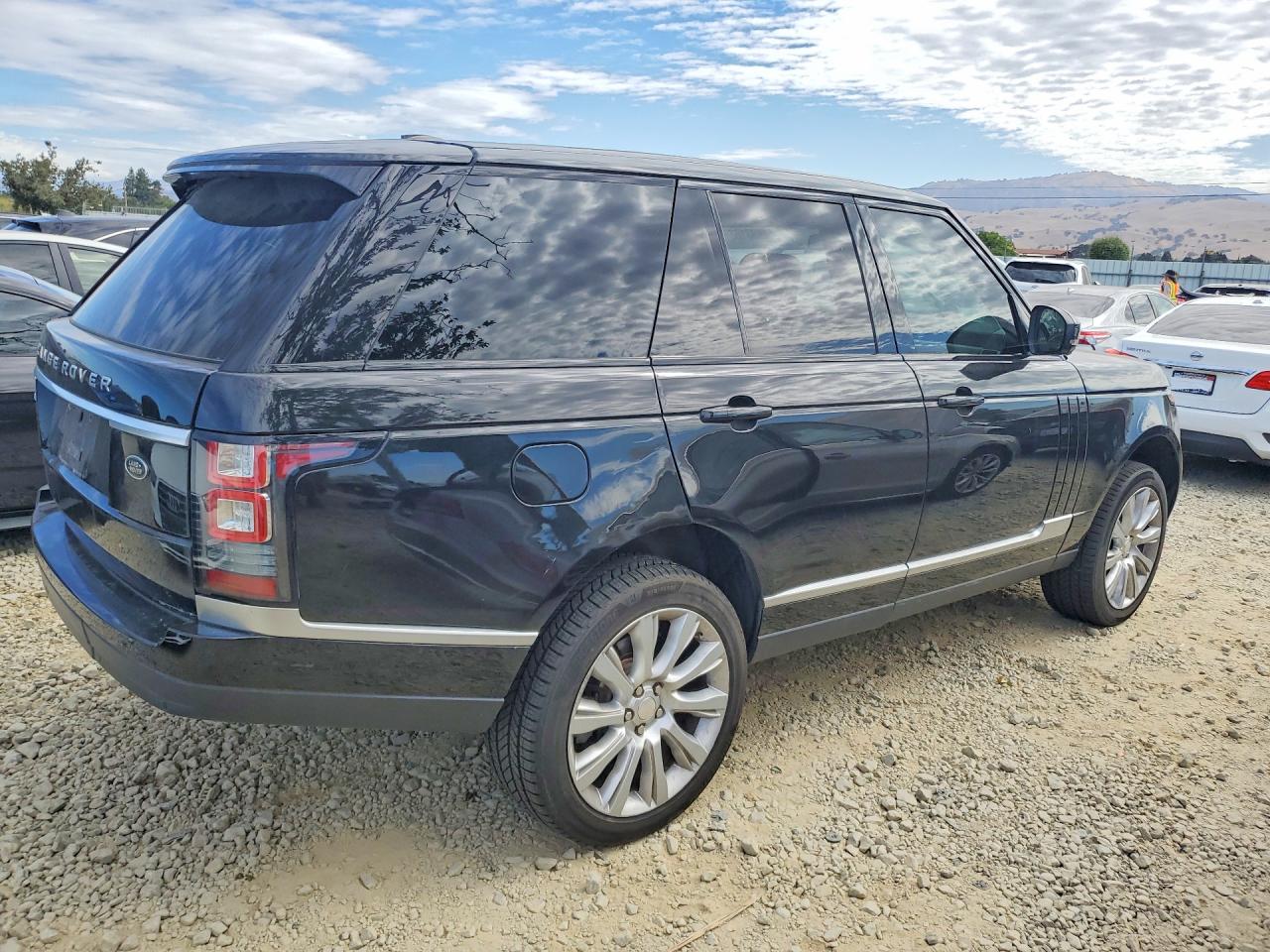 2014 Land Rover Range Rover Supercharged Black vin: SALGS2EF7EA135049