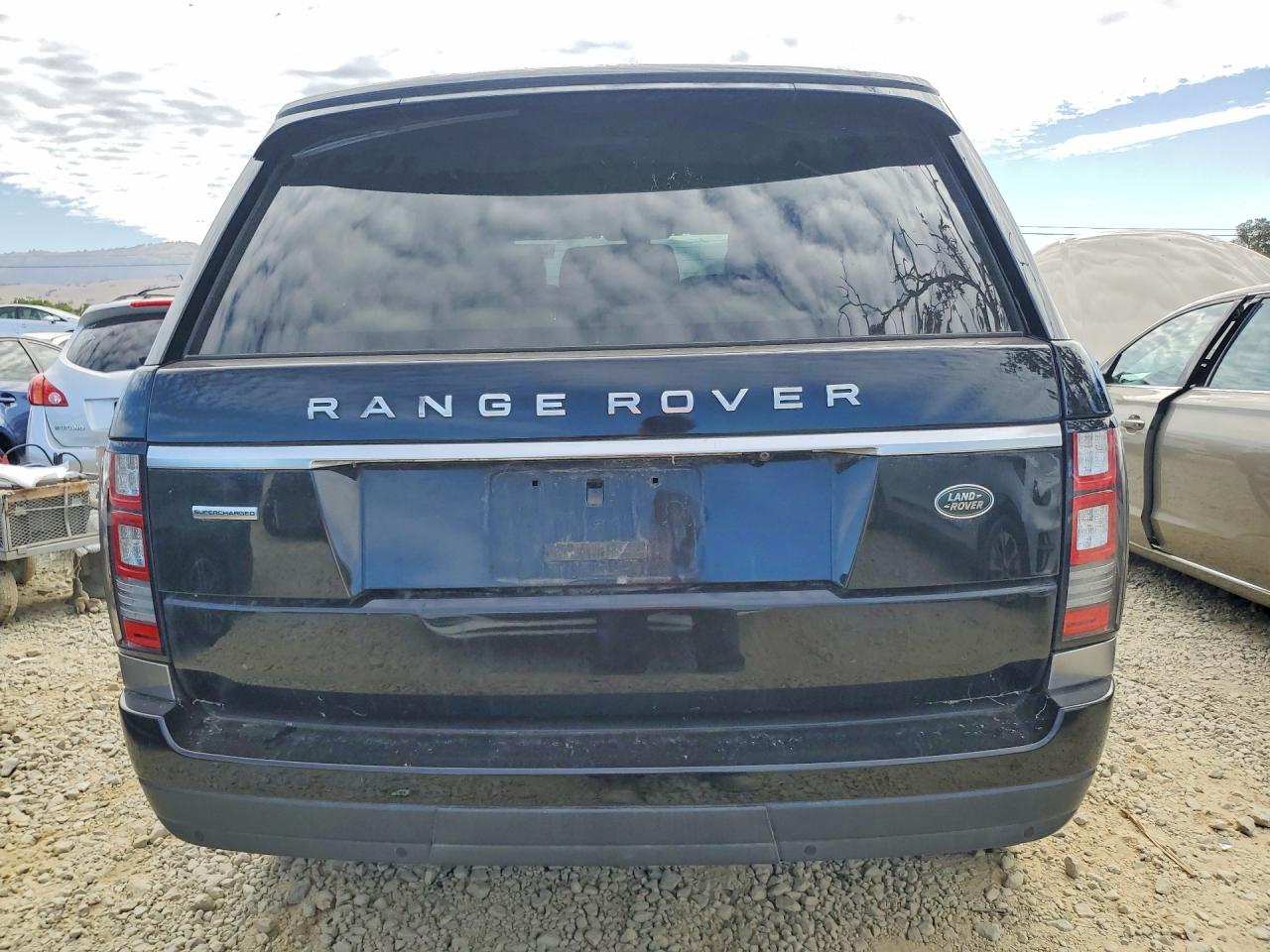 2014 Land Rover Range Rover Supercharged Black vin: SALGS2EF7EA135049