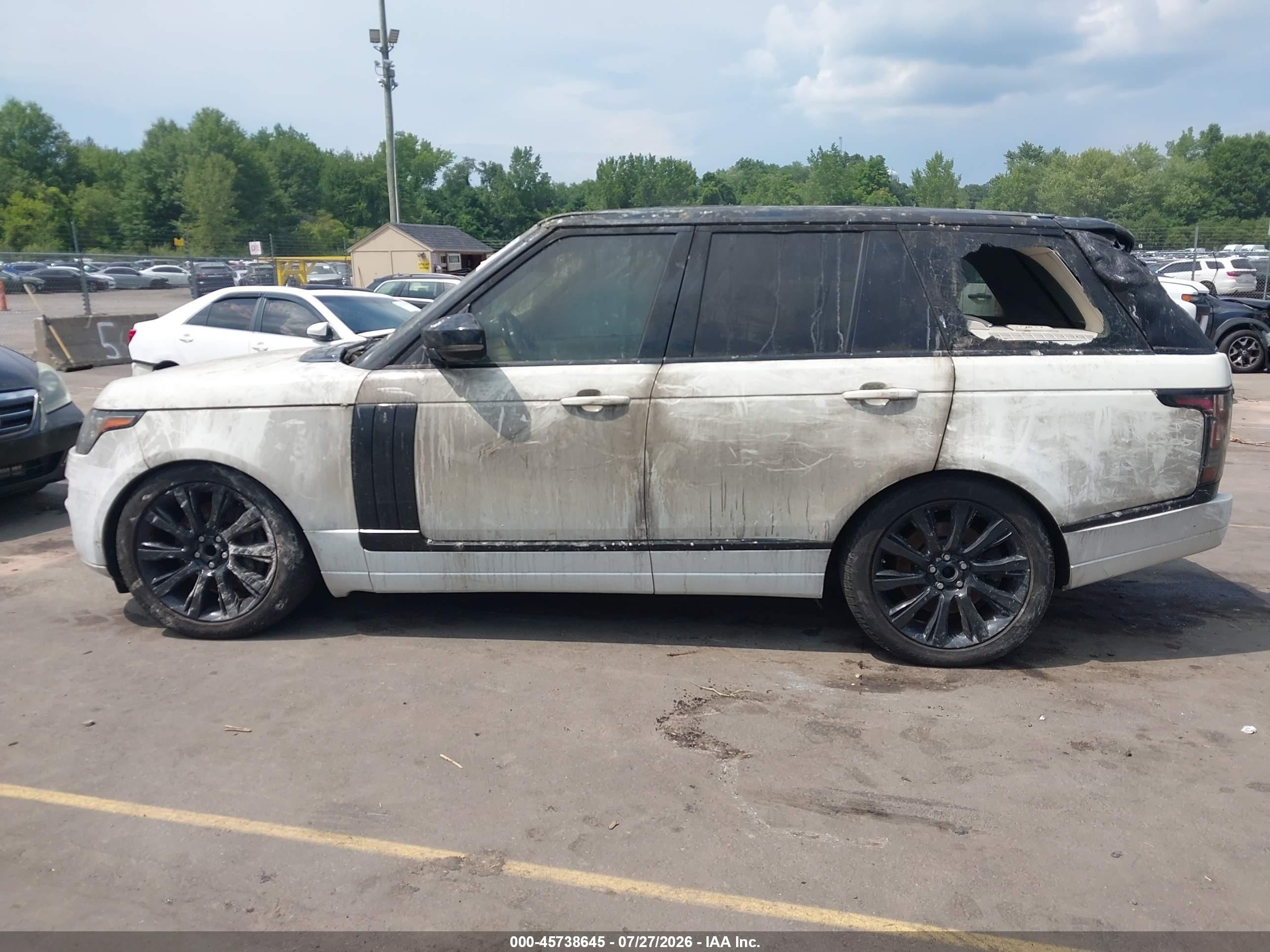 2014 Land Rover Range Rover 5.0l V8 Supercharged/5.0l V8 Supercharged Ebony Edition White vin: SALGS2EF9EA137000