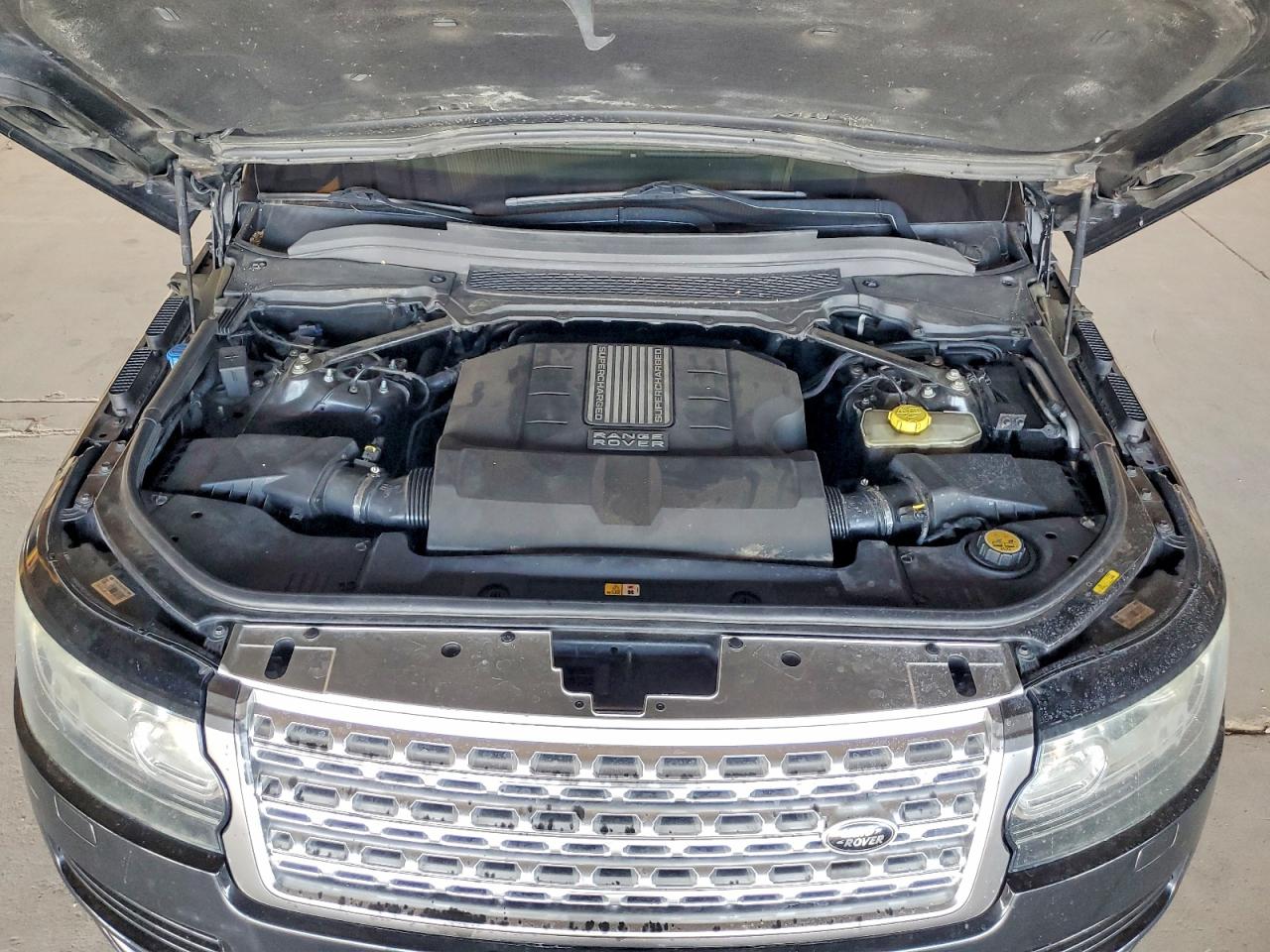 2013 Land Rover Range Rover Supercharged Black vin: SALGS2EFXDA104523