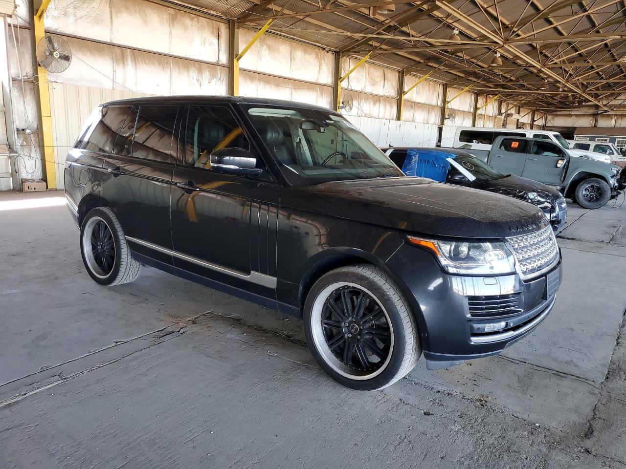 2013 Land Rover Range Rover Supercharged Black vin: SALGS2EFXDA104523