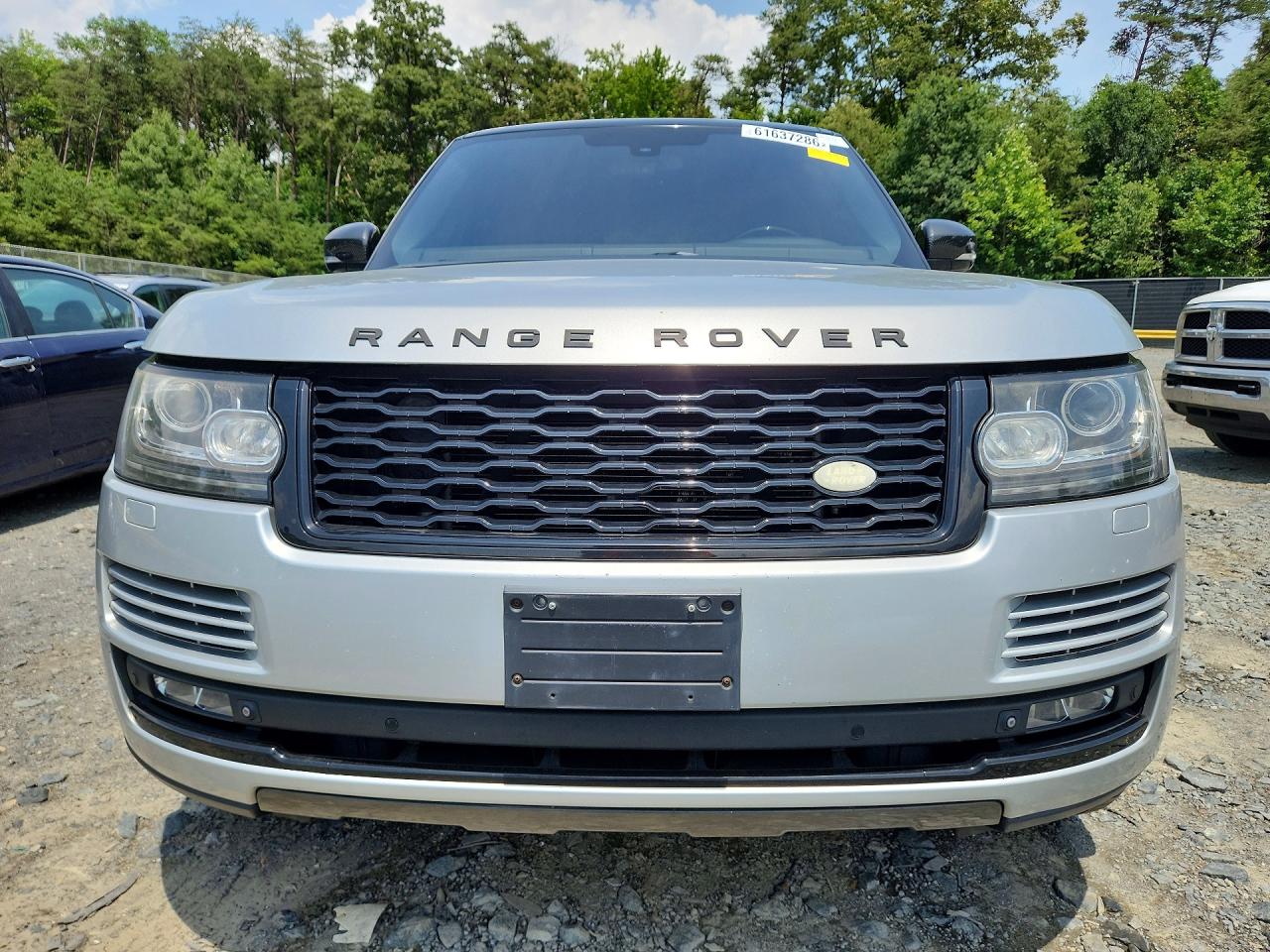 2013 Land Rover Range Rover Supercharged Silver vin: SALGS2EFXDA120351