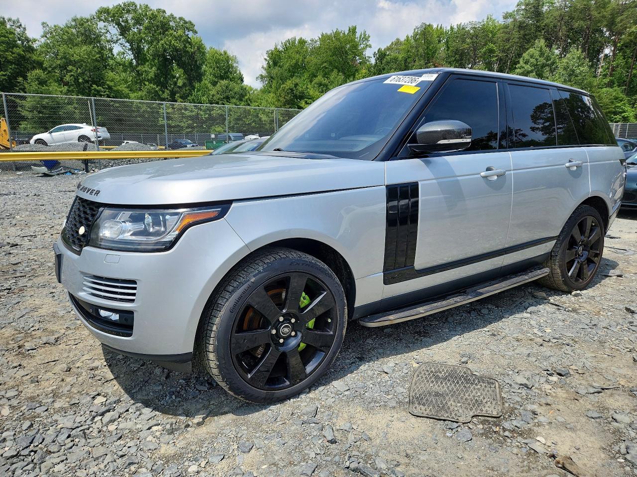 2013 Land Rover Range Rover Supercharged Silver vin: SALGS2EFXDA120351
