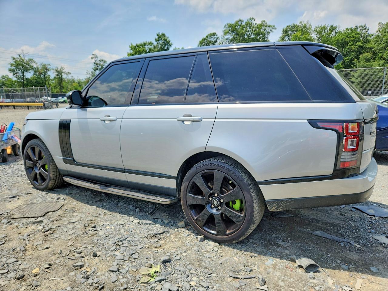 2013 Land Rover Range Rover Supercharged Silver vin: SALGS2EFXDA120351