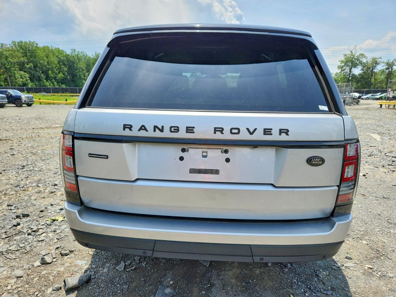 2013 Land Rover Range Rover Supercharged Silver vin: SALGS2EFXDA120351