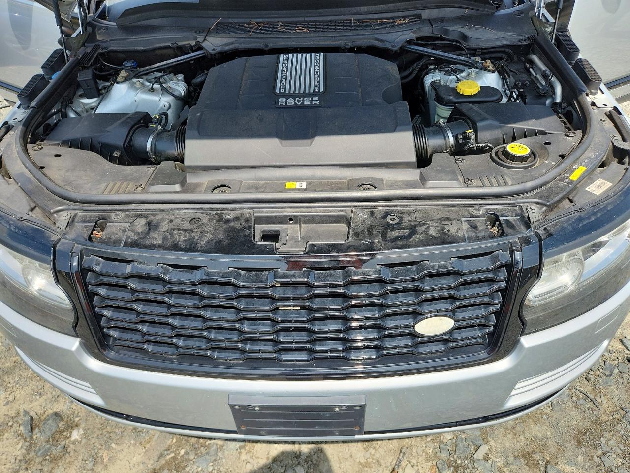 2013 Land Rover Range Rover Supercharged Silver vin: SALGS2EFXDA120351